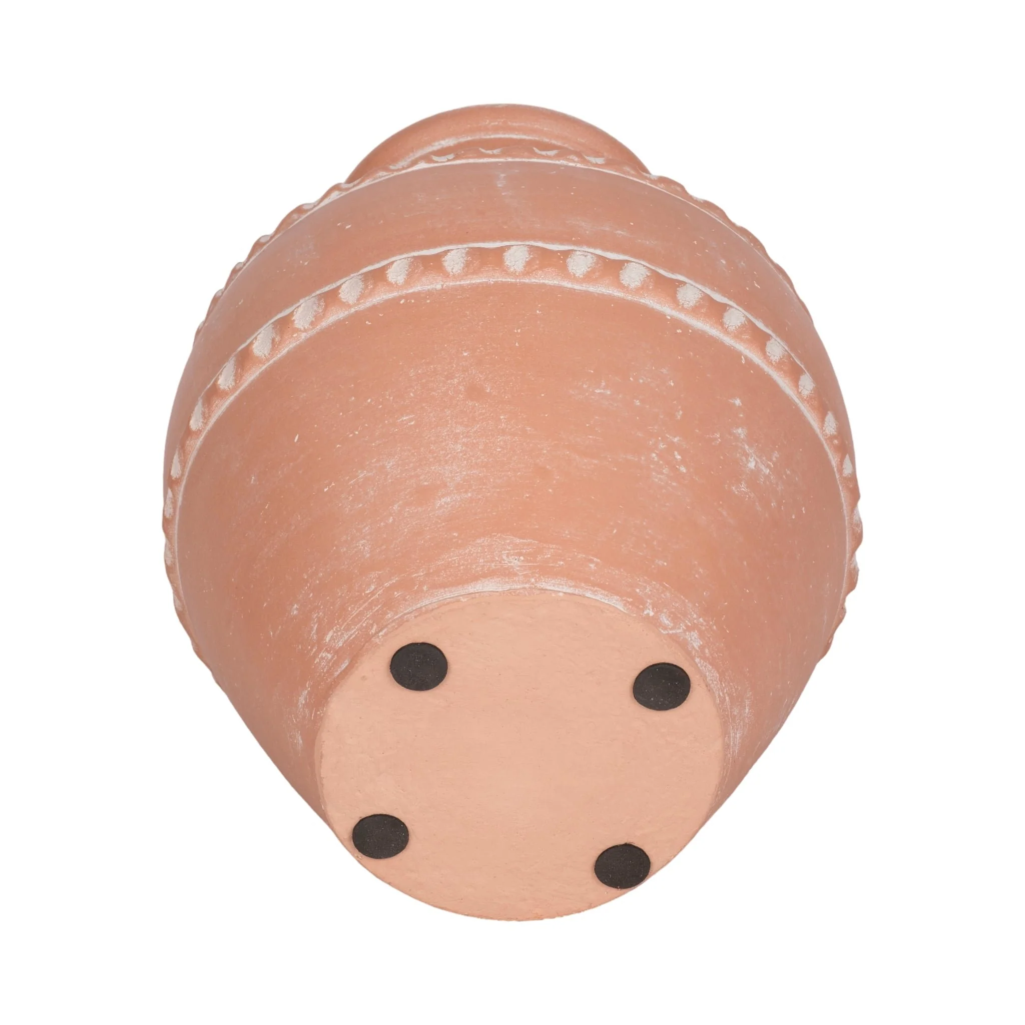 12" Traditional Terracotta Vase, Terracotta - Image 6