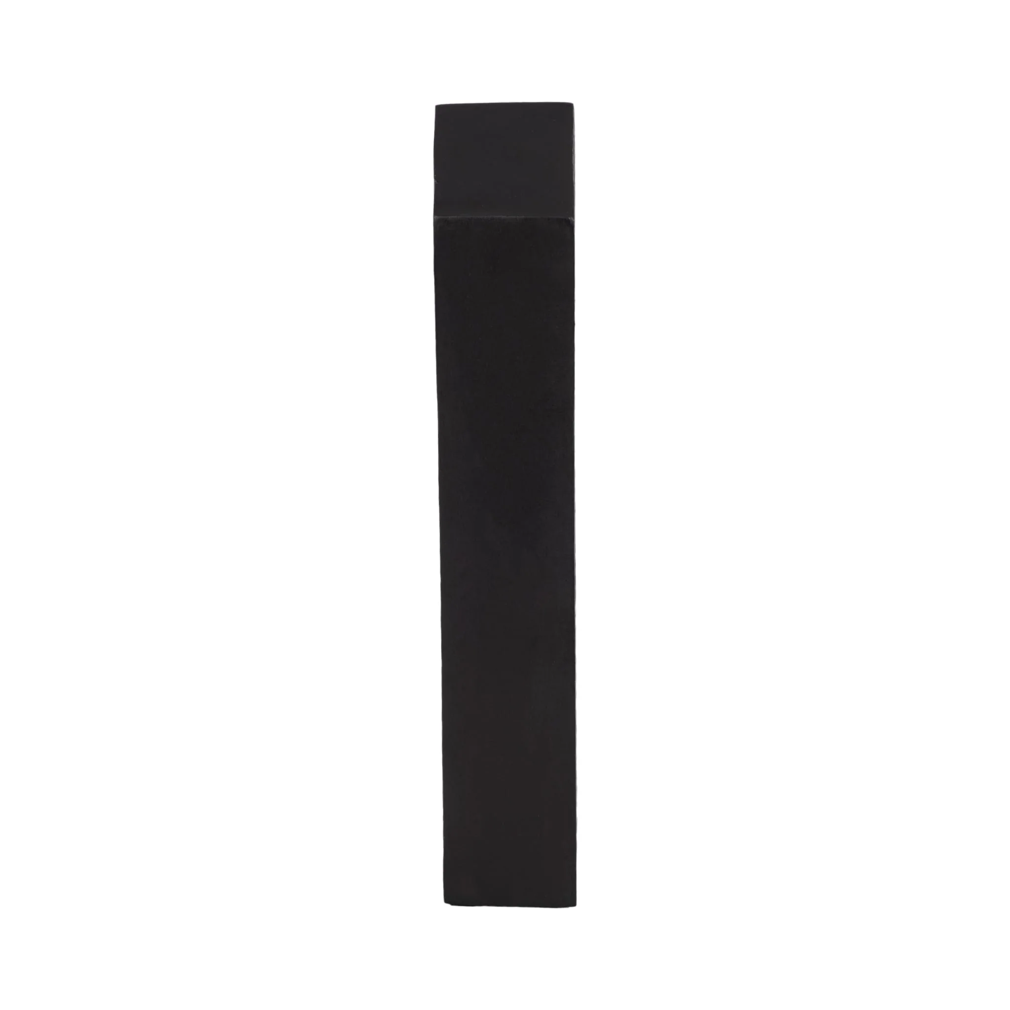 12" Wood House Decor, Black - Image 3