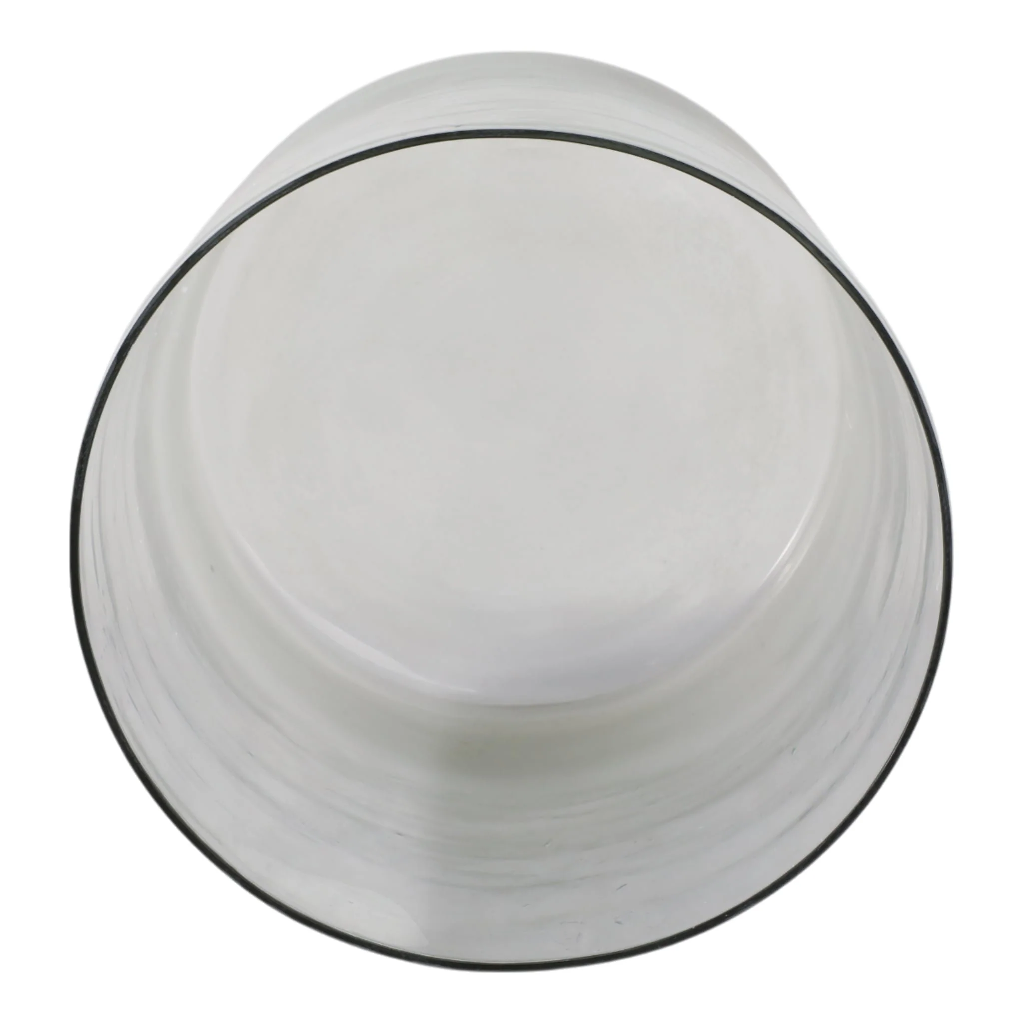 12x10" Frosted Bottom Hurricane, Clear - Image 6