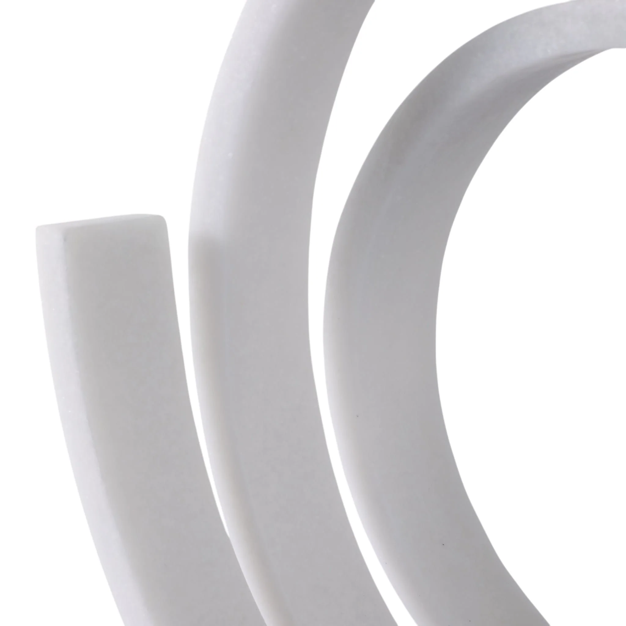 12x10" Loopy Resin Object, White - Image 5