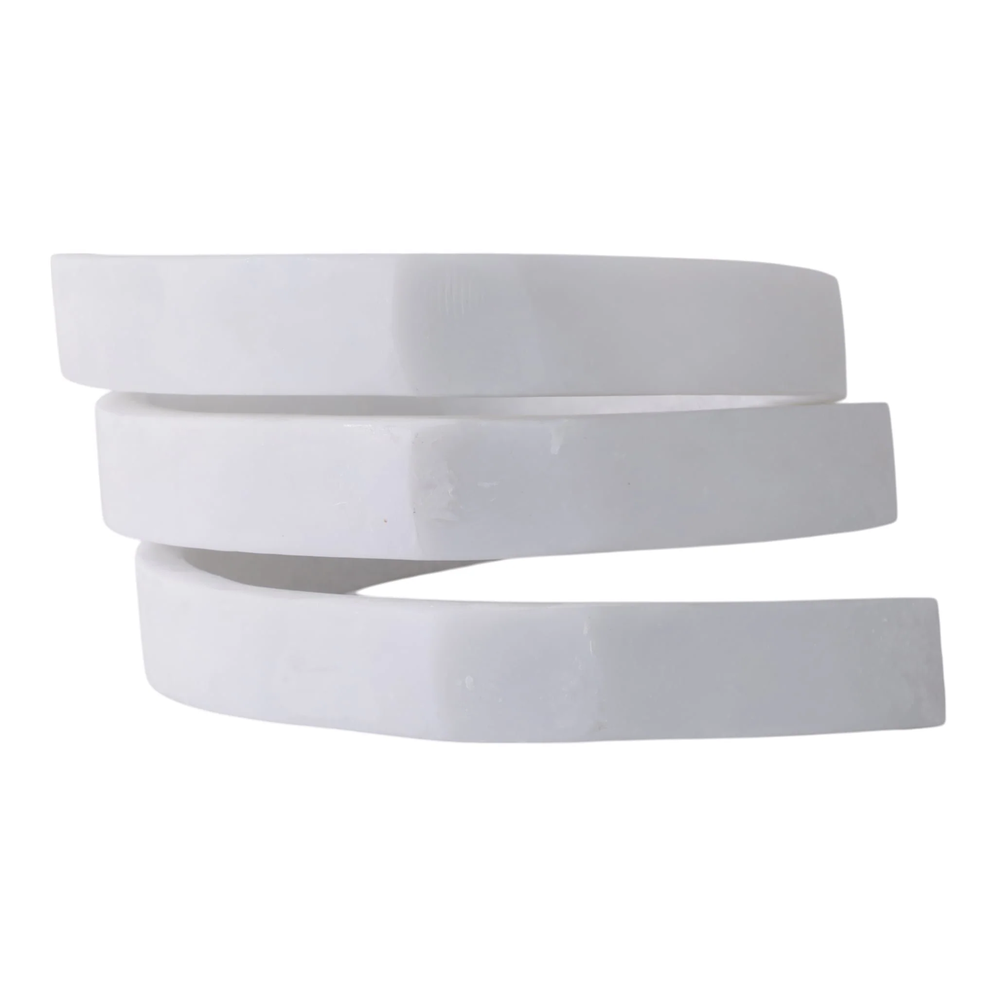 12x10" Loopy Resin Object, White - Image 7