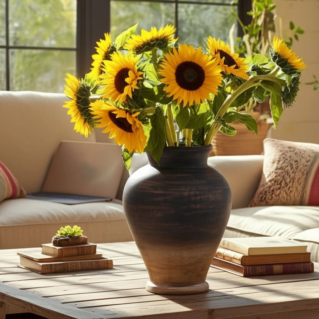 12x10" Traditional Terracotta Vase,chocolate Brown - Image 11