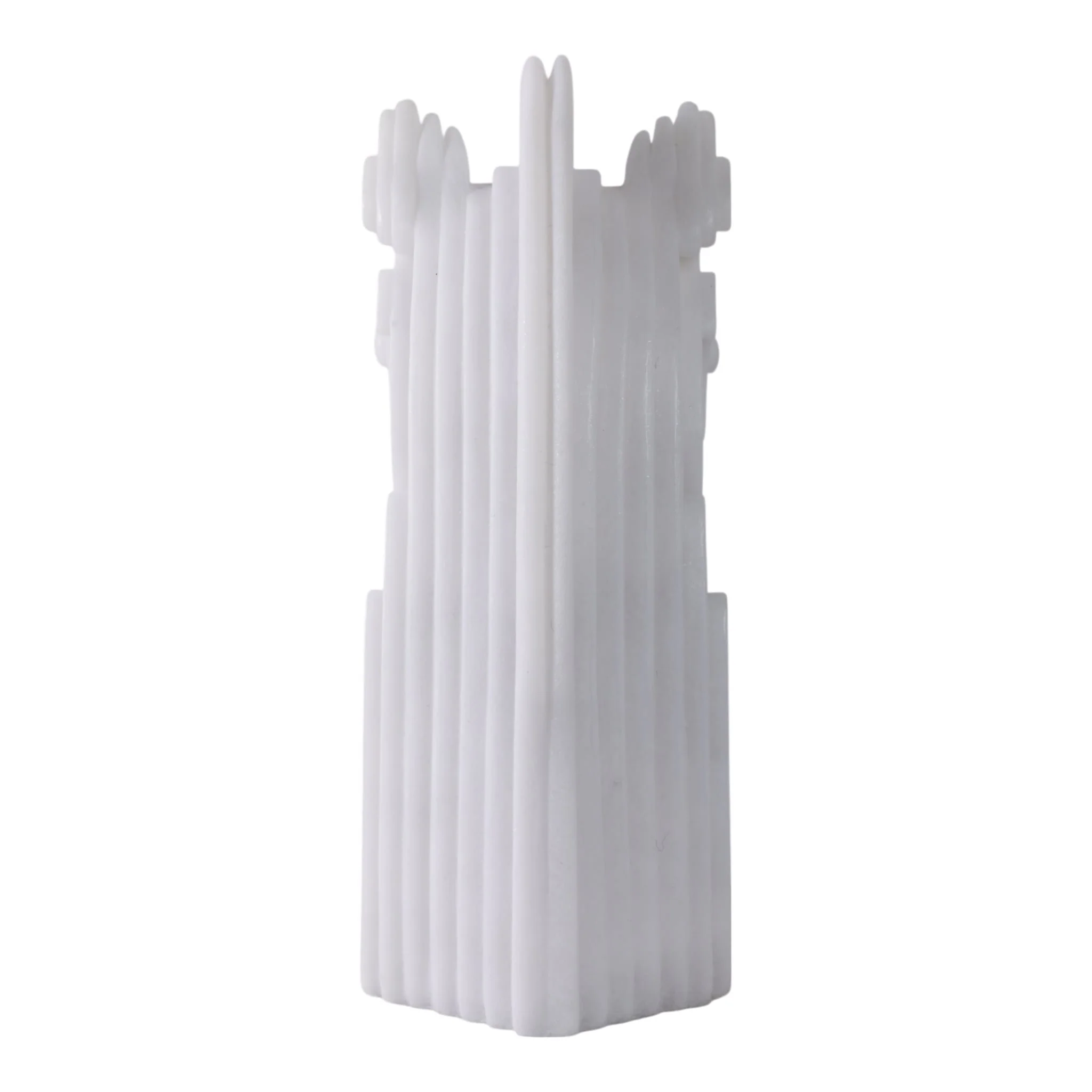 12x10"resin Horse Head Sculpture, White - Image 5