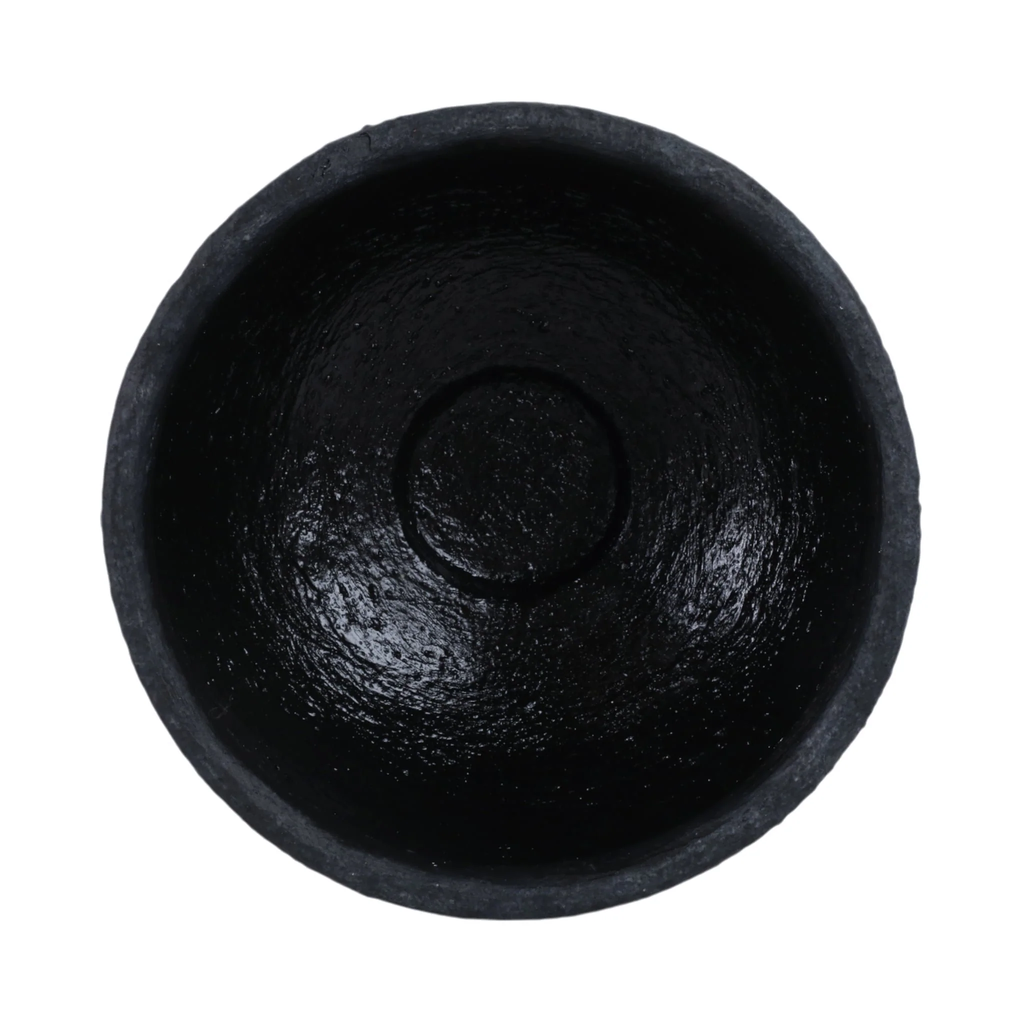 12x12" Textured Bowl, Black - Image 6