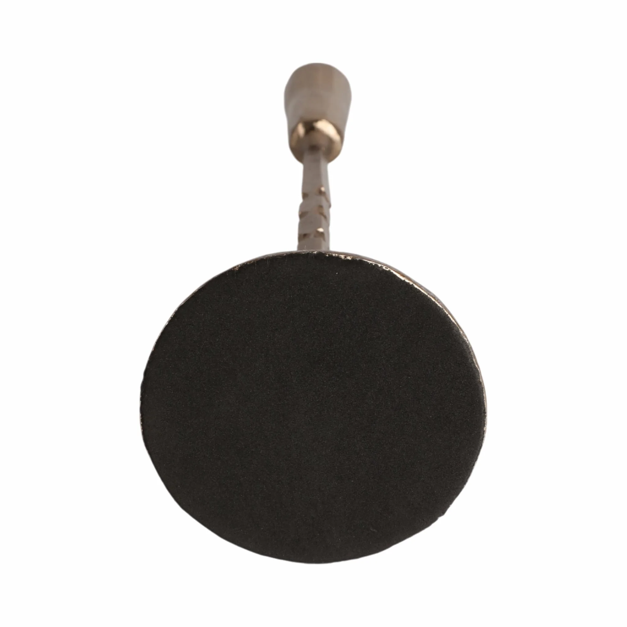 12x4" Forged Cast Iron Taper Holder, Matte Bronze - Image 6