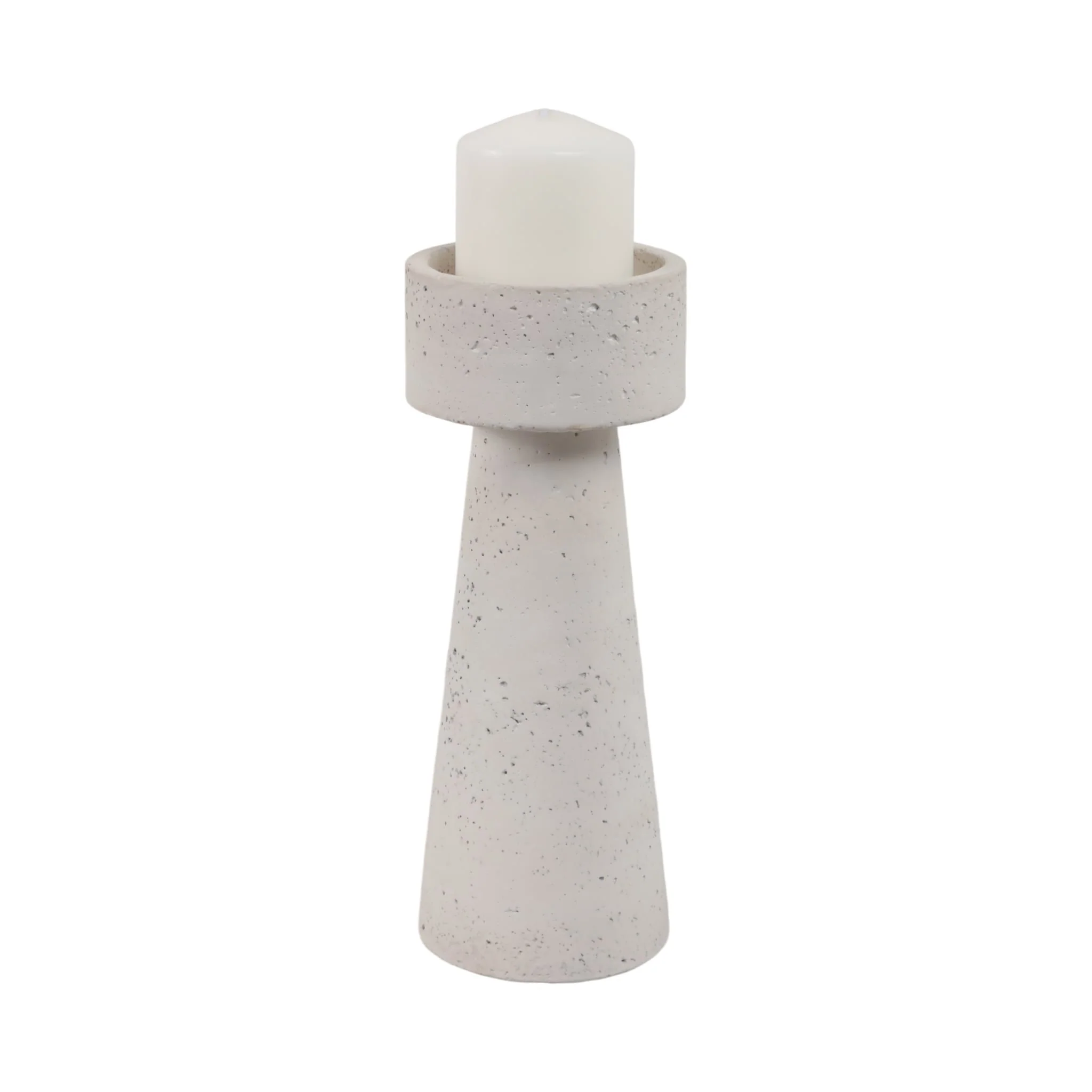 12x5" Taper & Pillar Holder, White - Image 2
