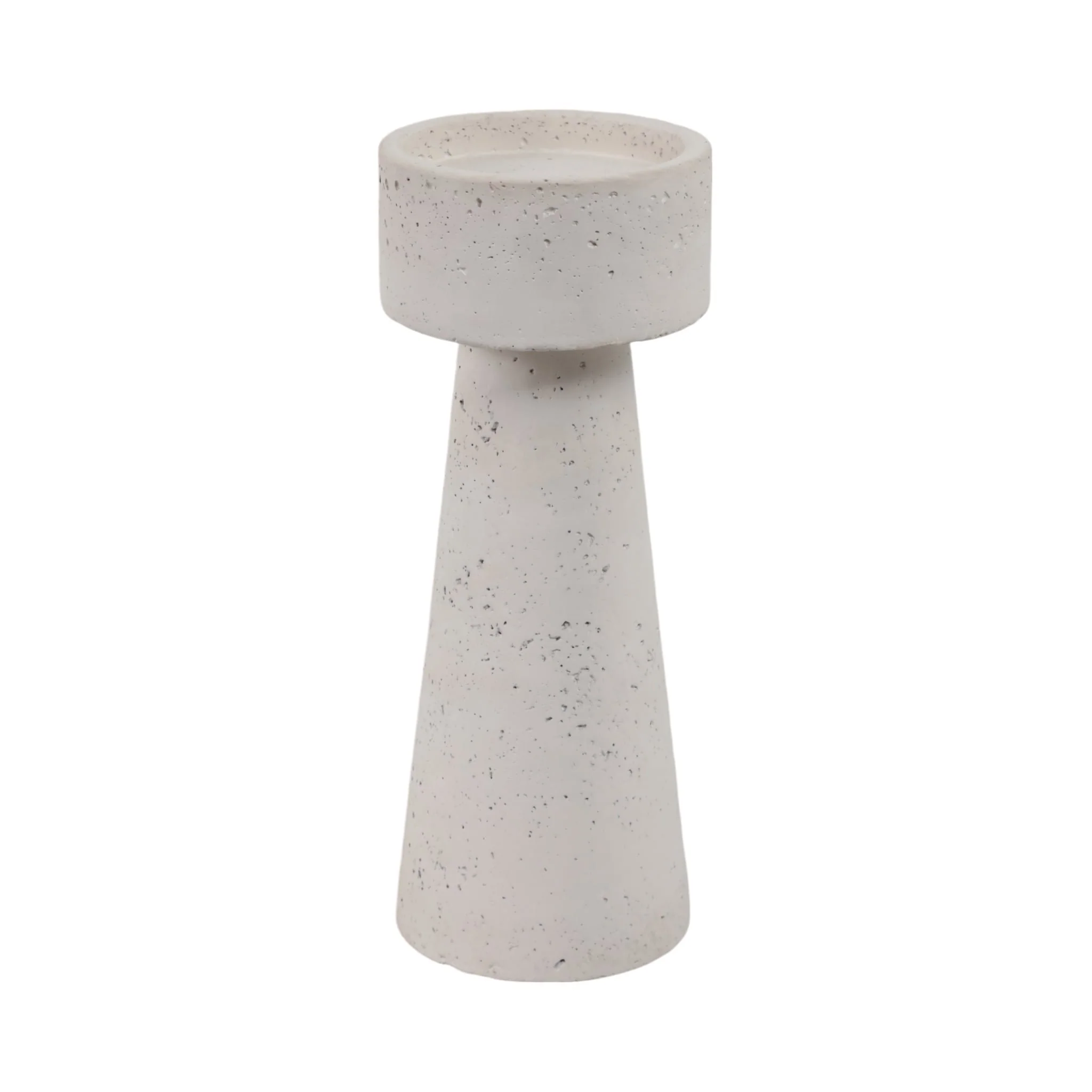 12x5" Taper & Pillar Holder, White - Image 3