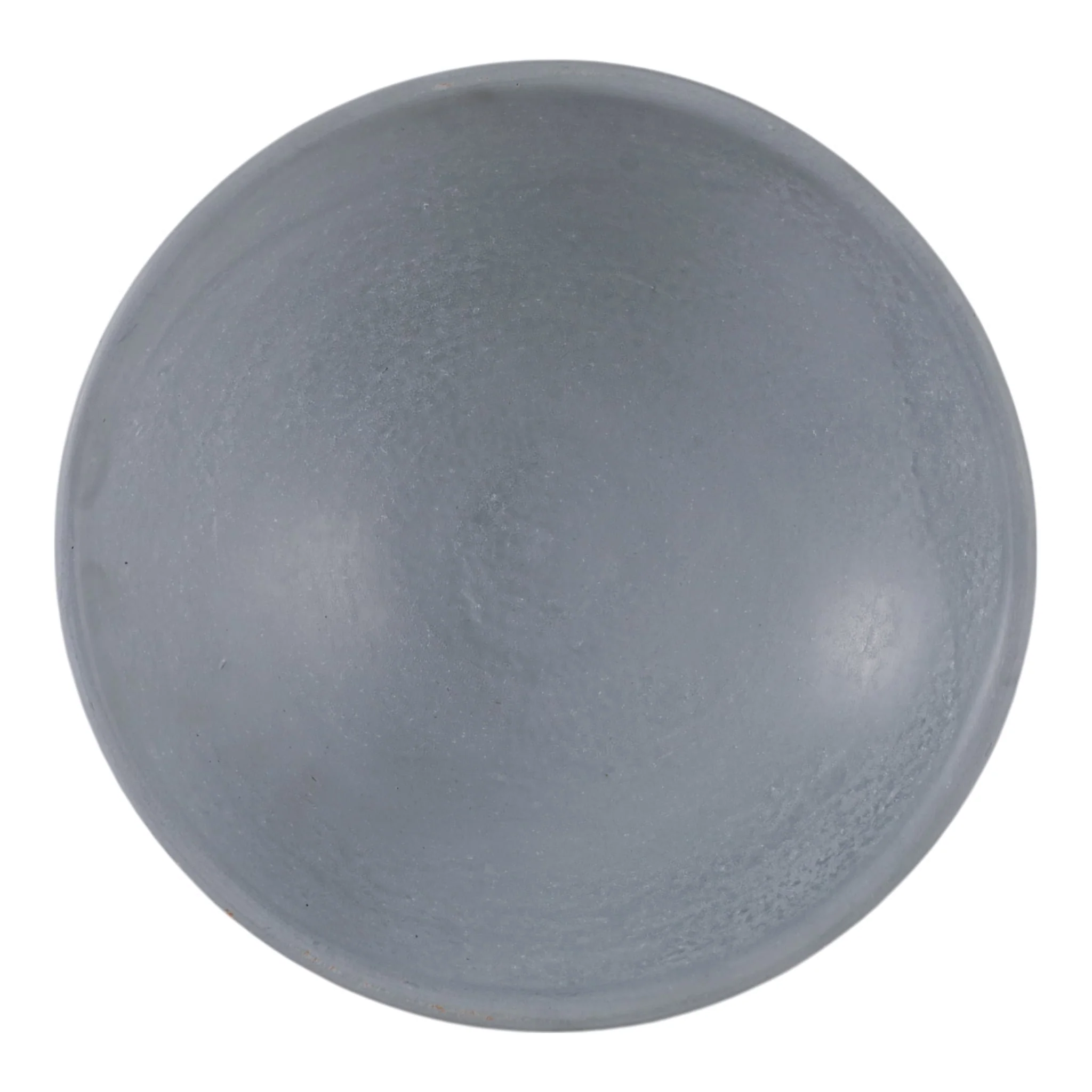 12x6" Terracotta Pedestal Bowl, Blue - Image 6