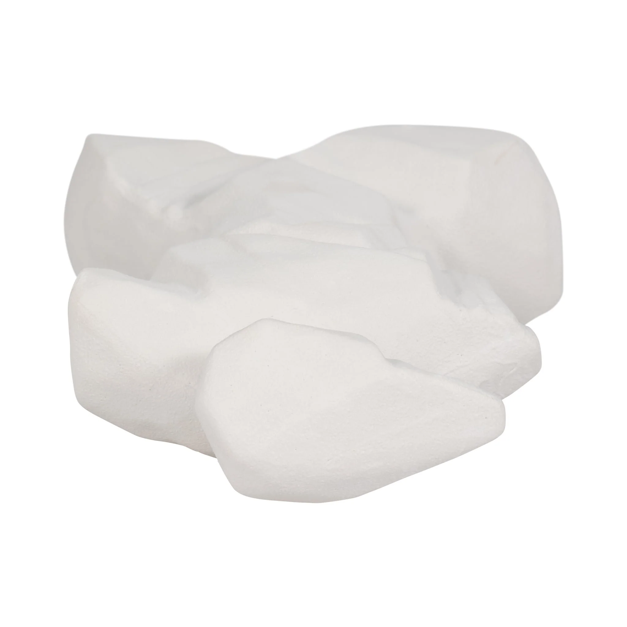 13" Abstract Venetian Figurine, White - Image 6