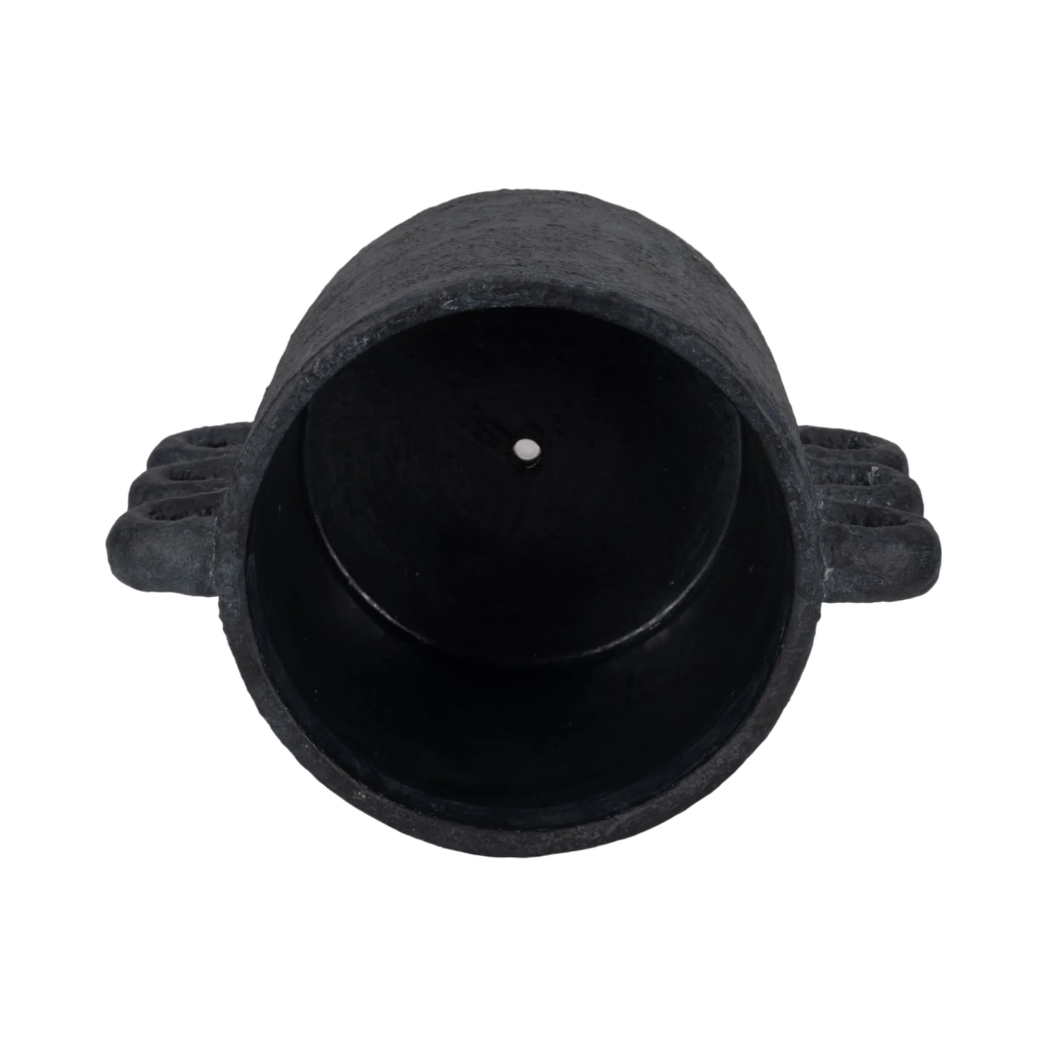 13" Arch Handle Planter, Black - Image 5
