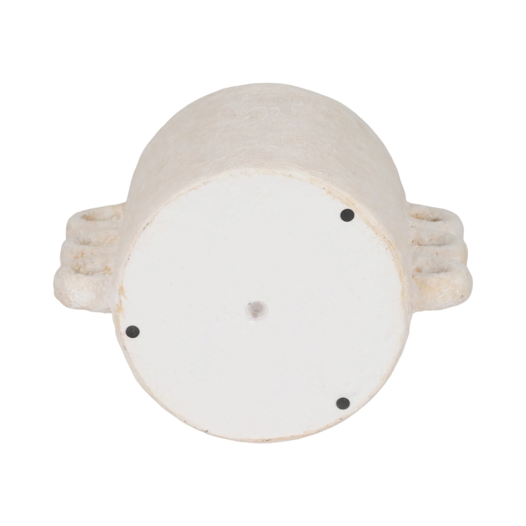 13" Arch Handle Planter, White - Image 6