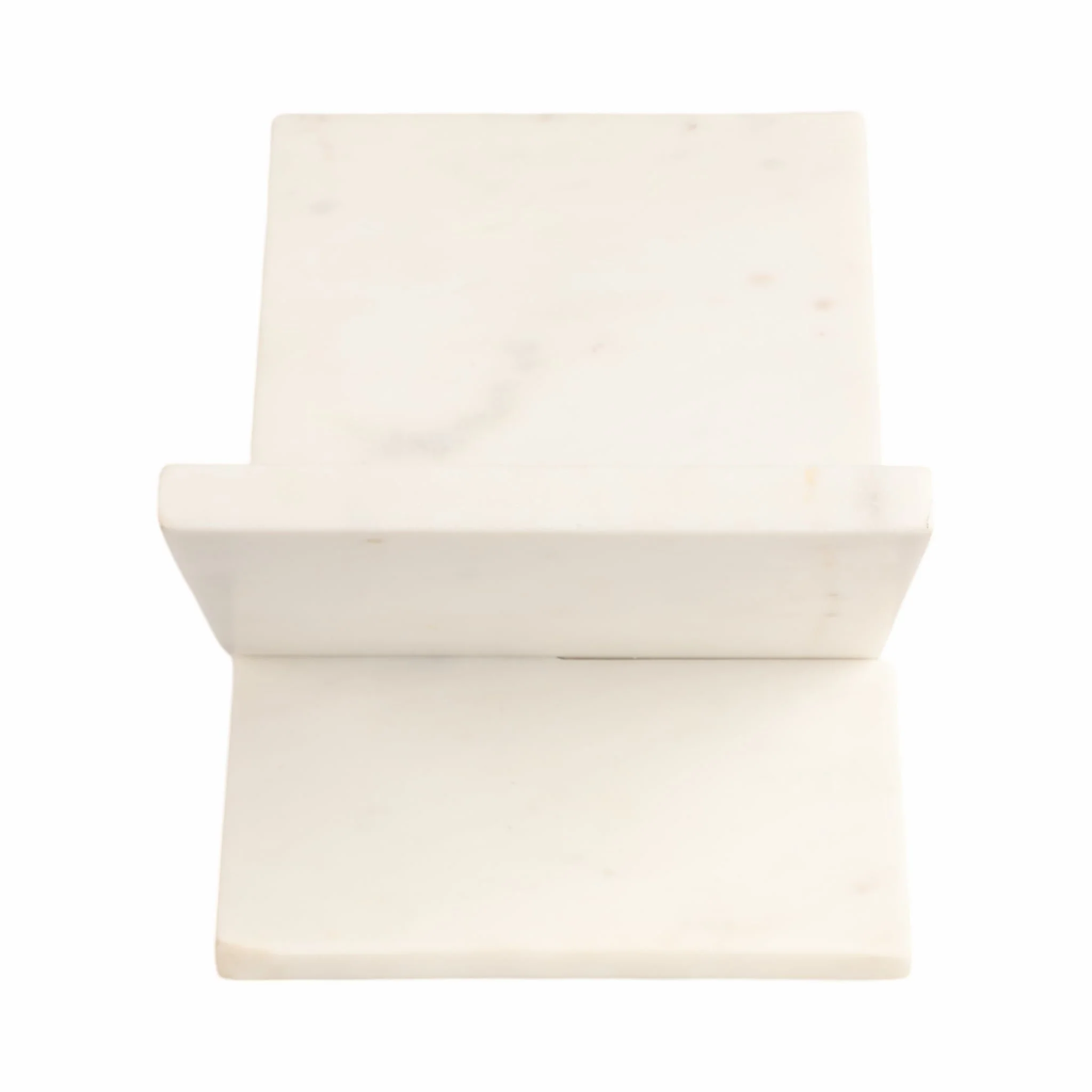 13" Marble Bookstand, White, Kd - Image 4