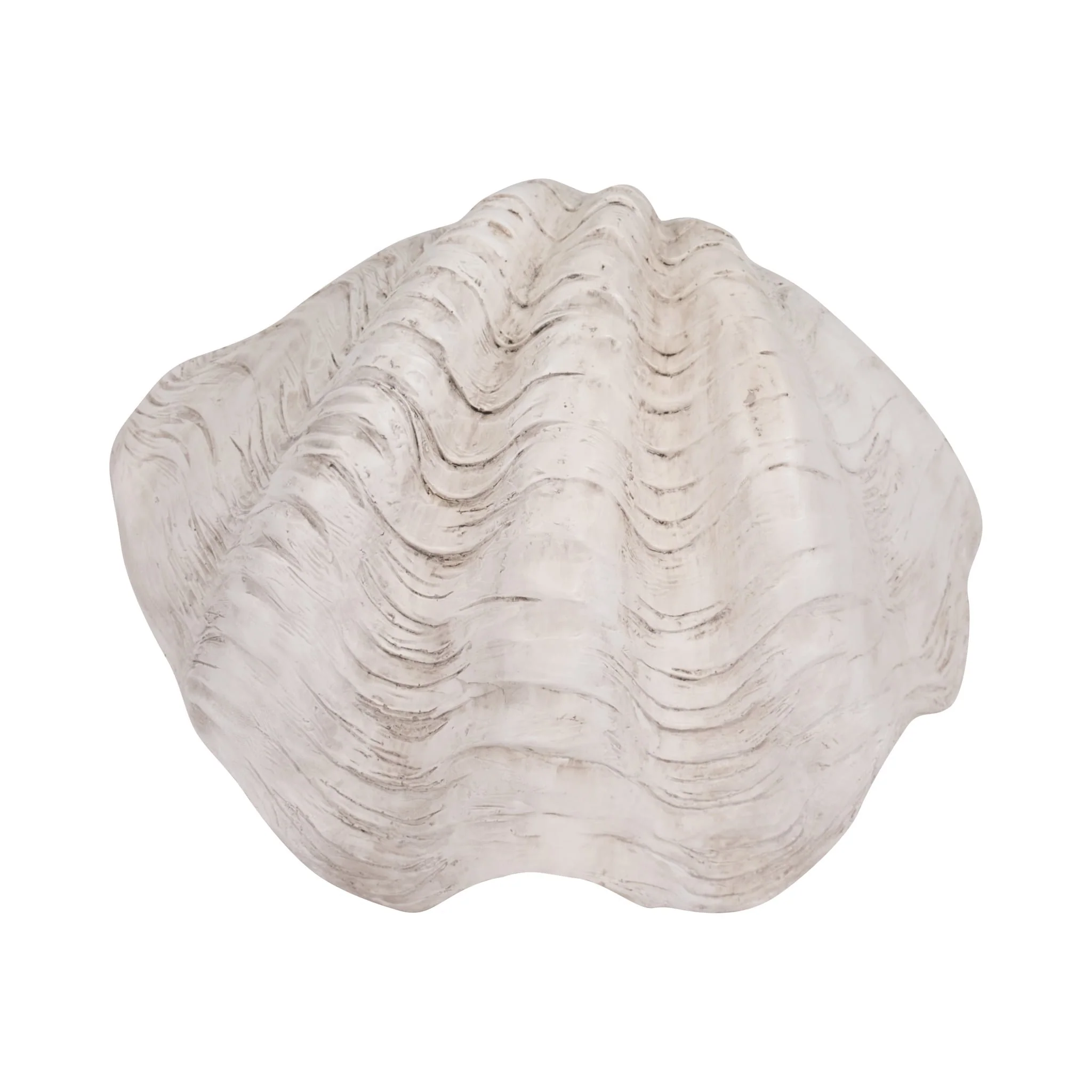 13" Pearlized Shell Bowl, Ivory - Image 8