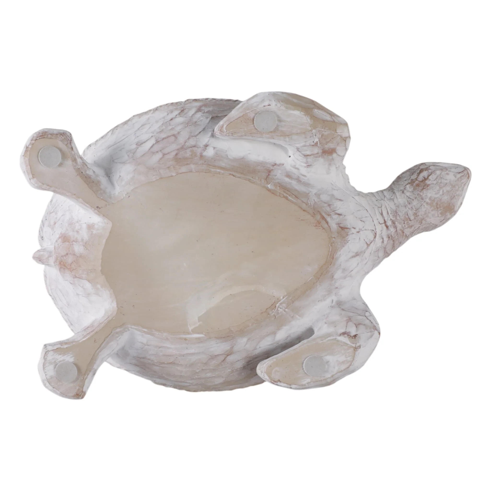 13"  Sea Turtle Woven Pattern, White - Image 7