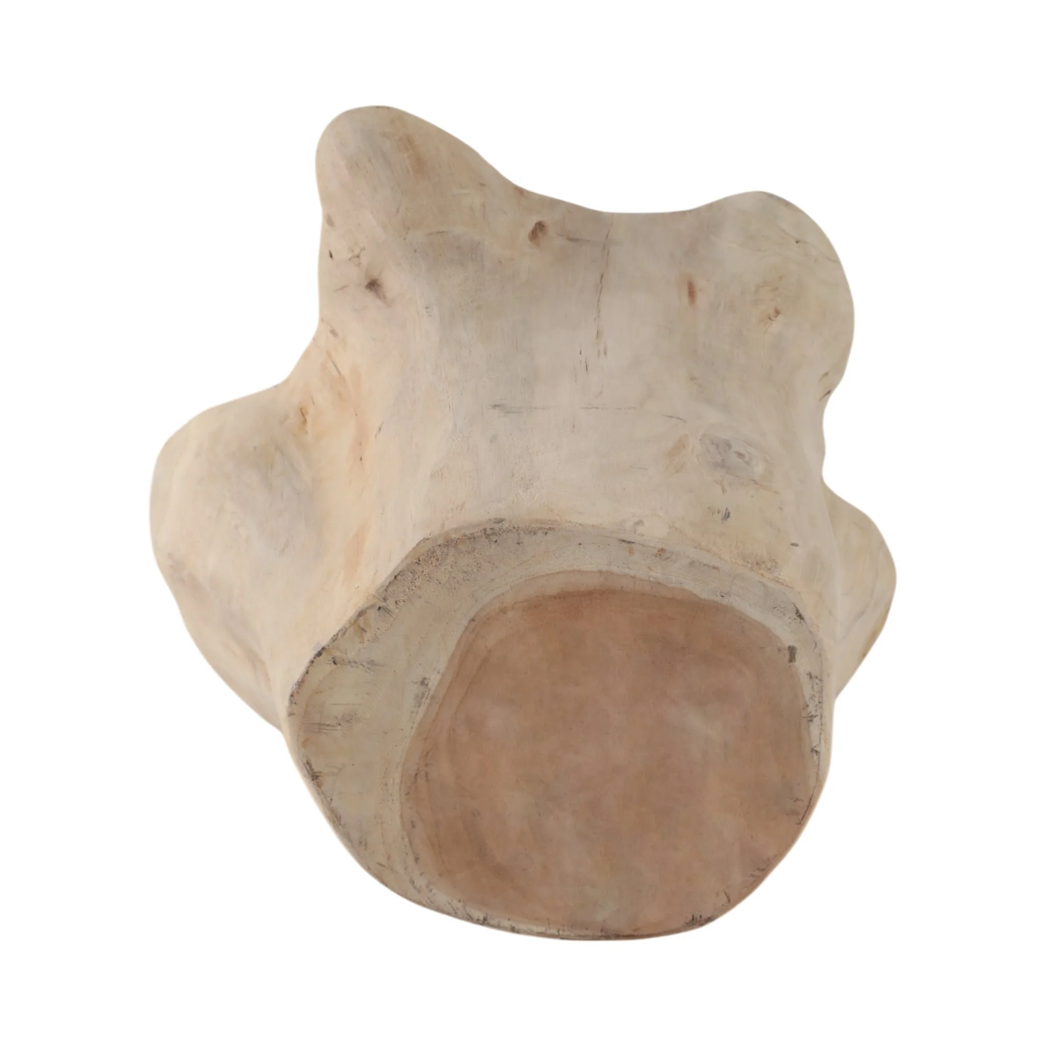 13" Teak Root Bowl, Natural - Image 7