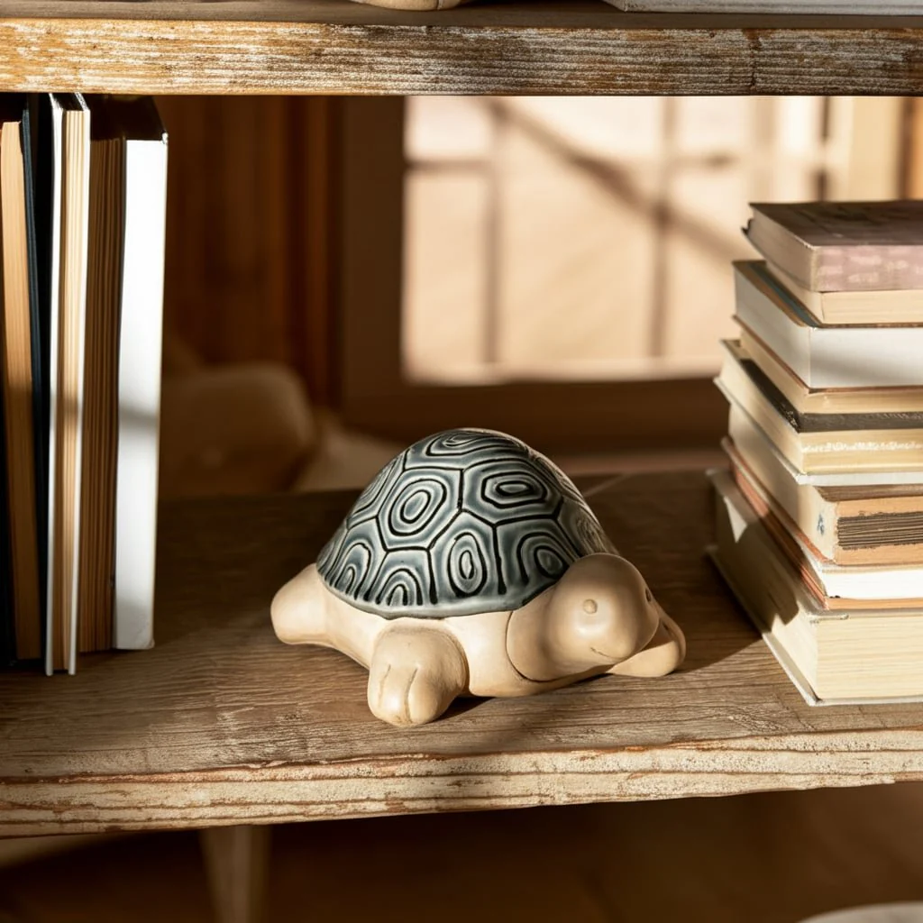 13" Tortoise Deco, Gray - Image 13