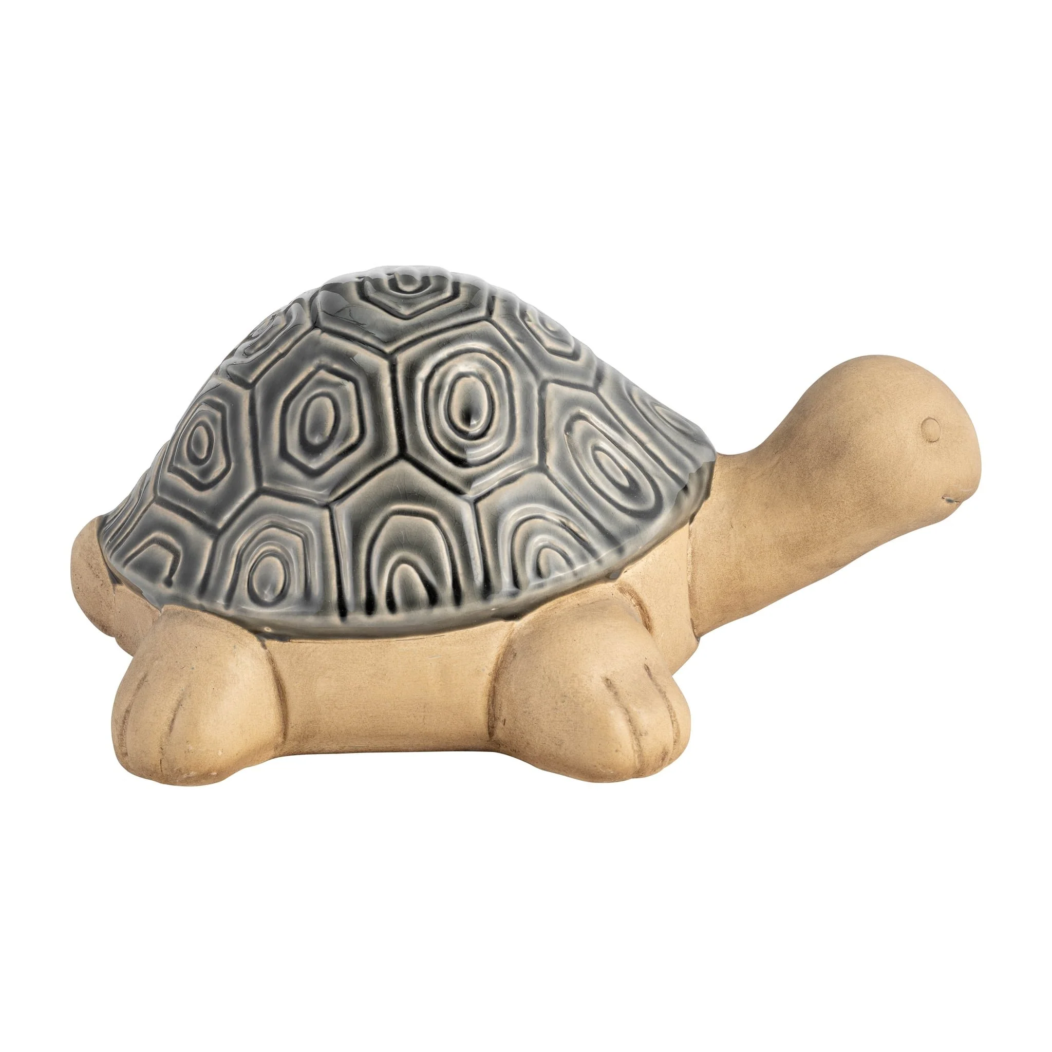13" Tortoise Deco, Gray - Image 3