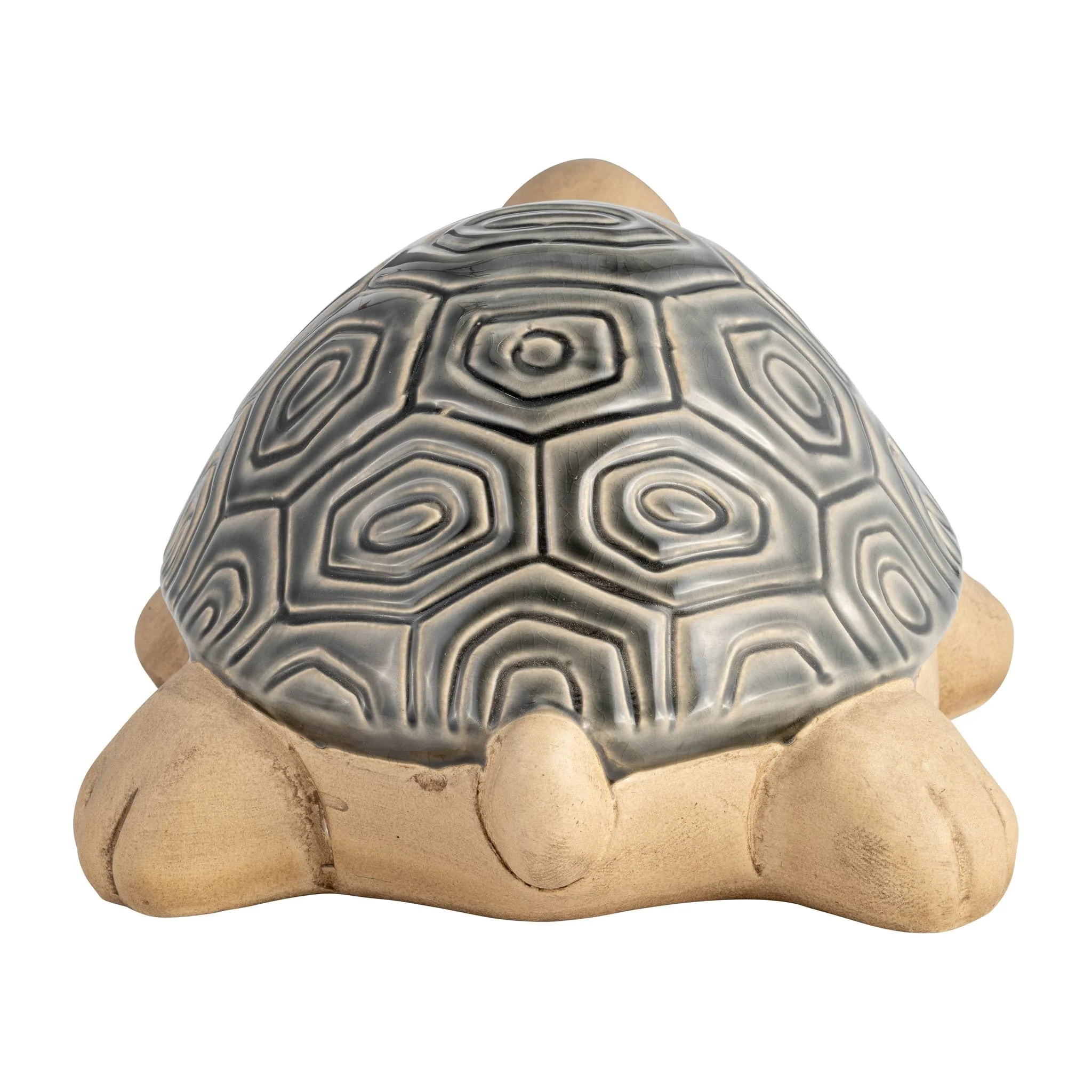 13" Tortoise Deco, Gray - Image 4