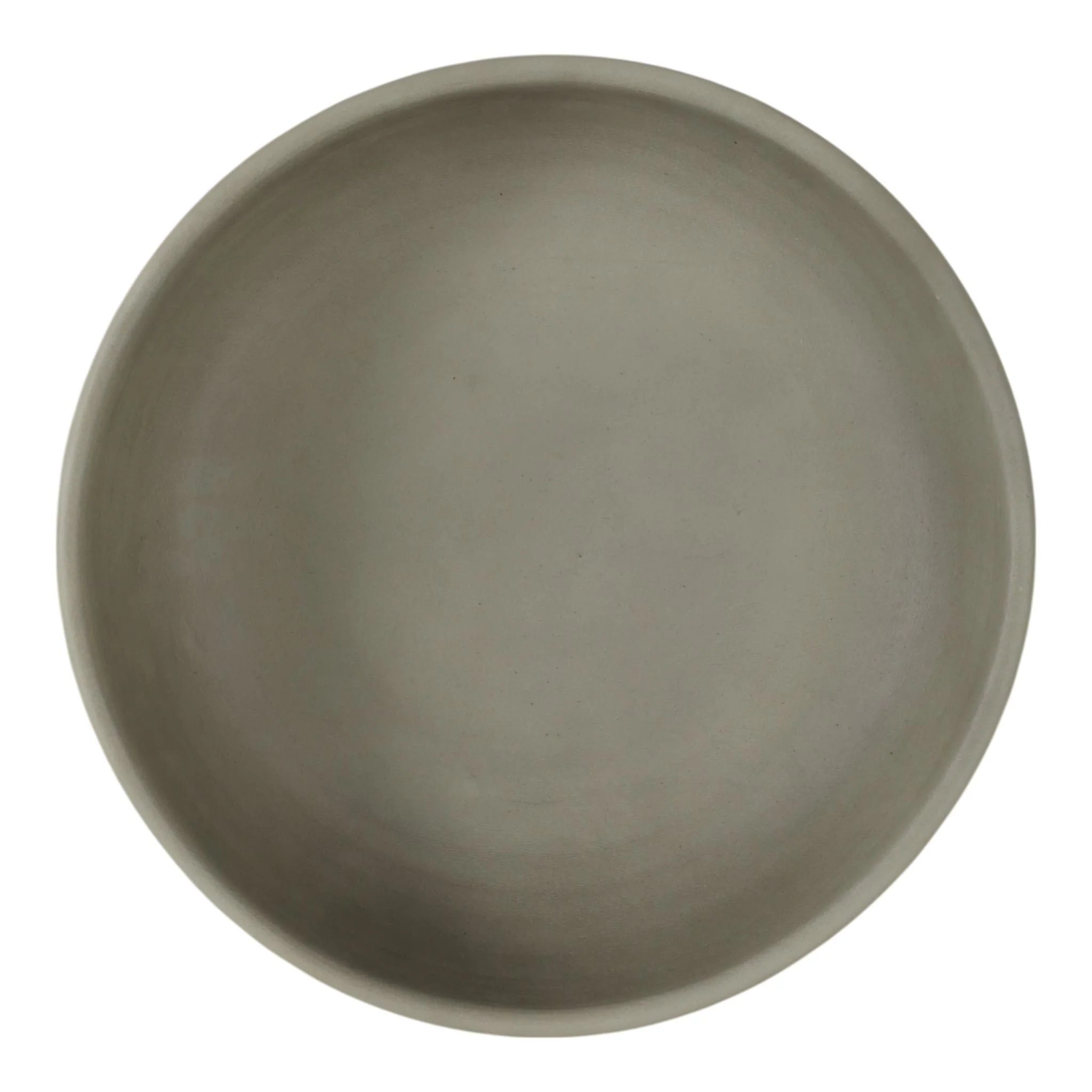 13x5" Terracotta Bowl On Pedestal, Sage Green - Image 6