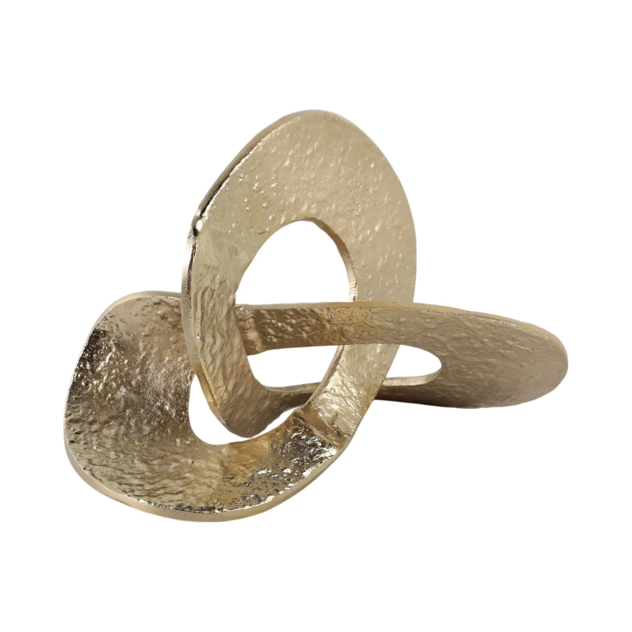 13x9" Textured Loopy Object, Gold - Image 2
