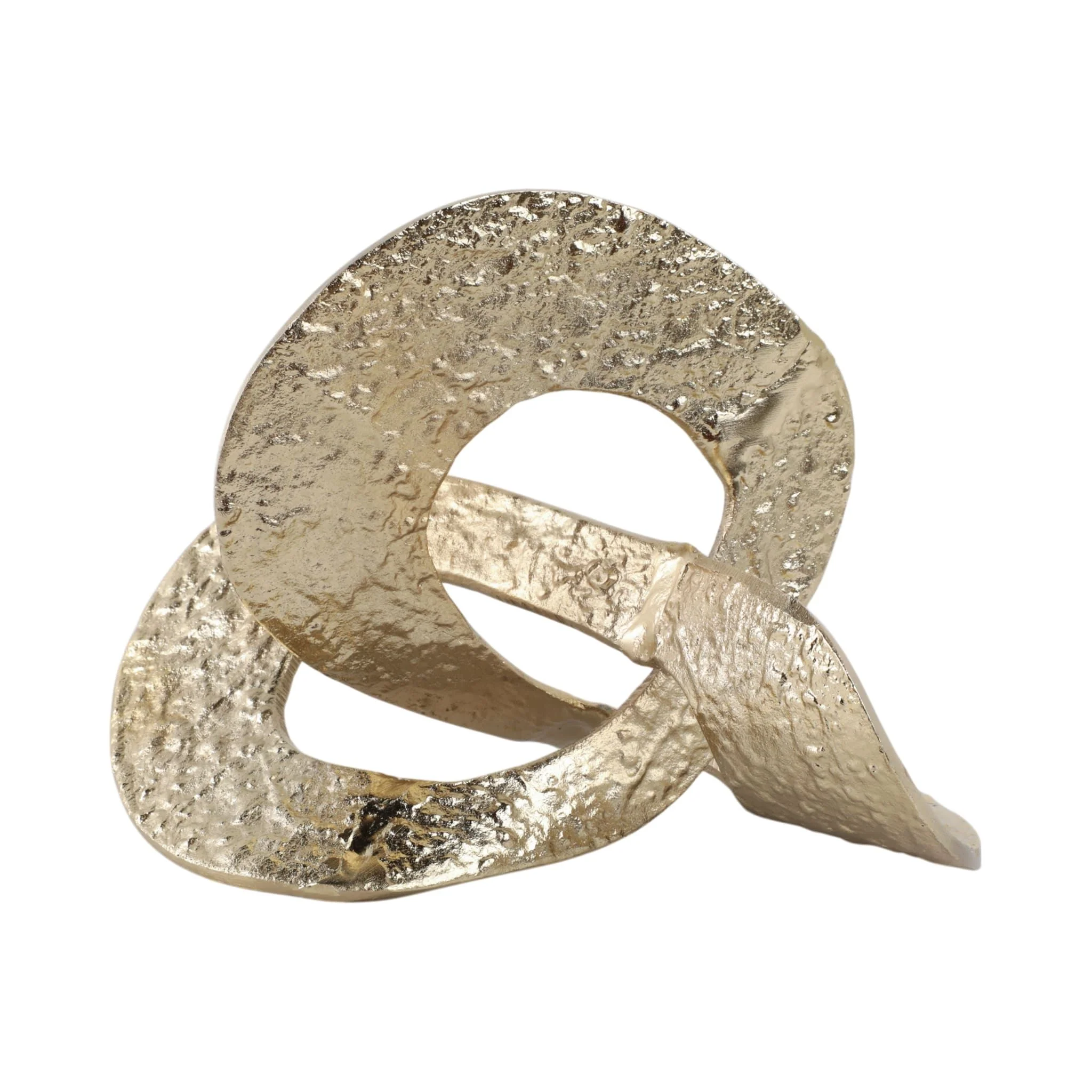 13x9" Textured Loopy Object, Gold - Image 4