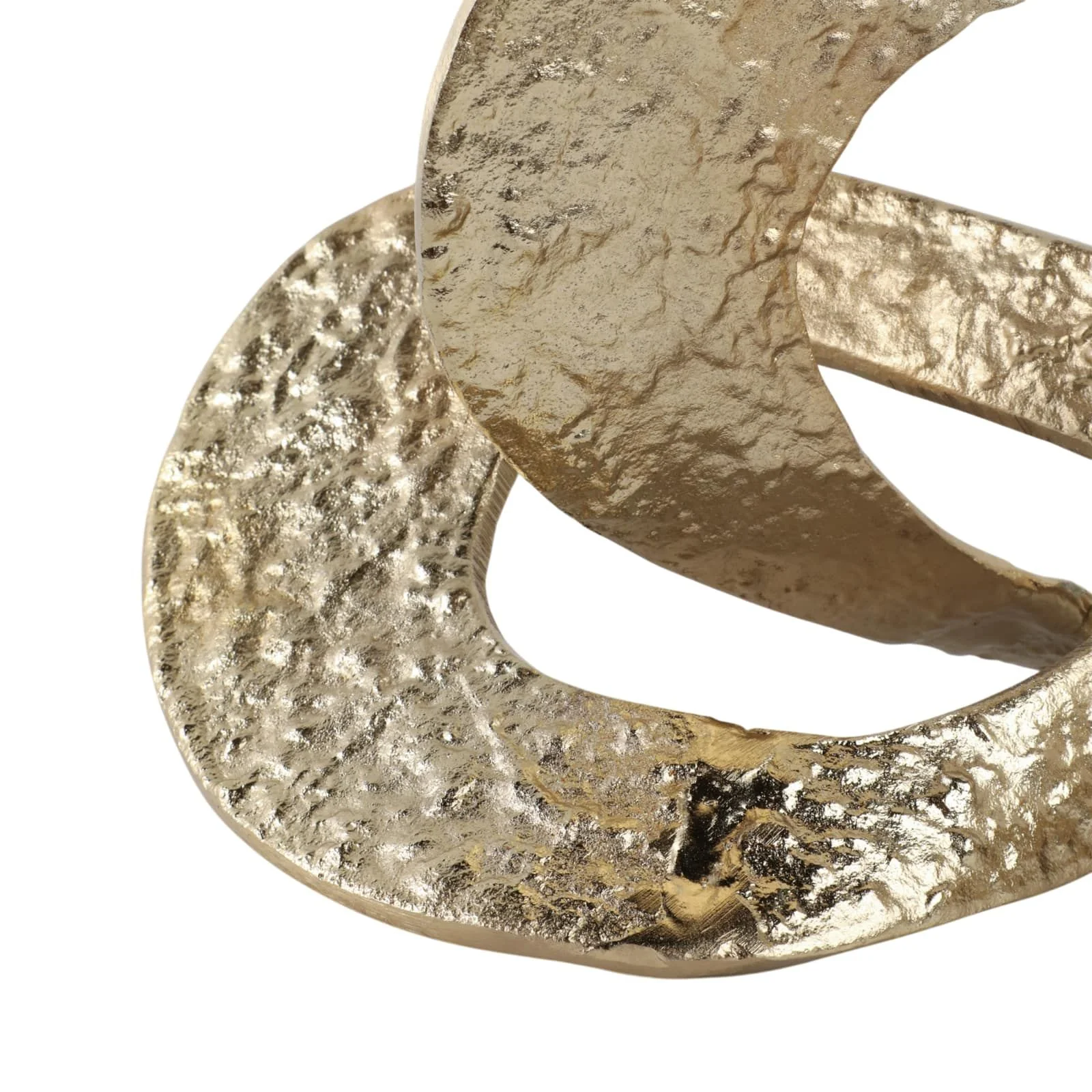 13x9" Textured Loopy Object, Gold - Image 5