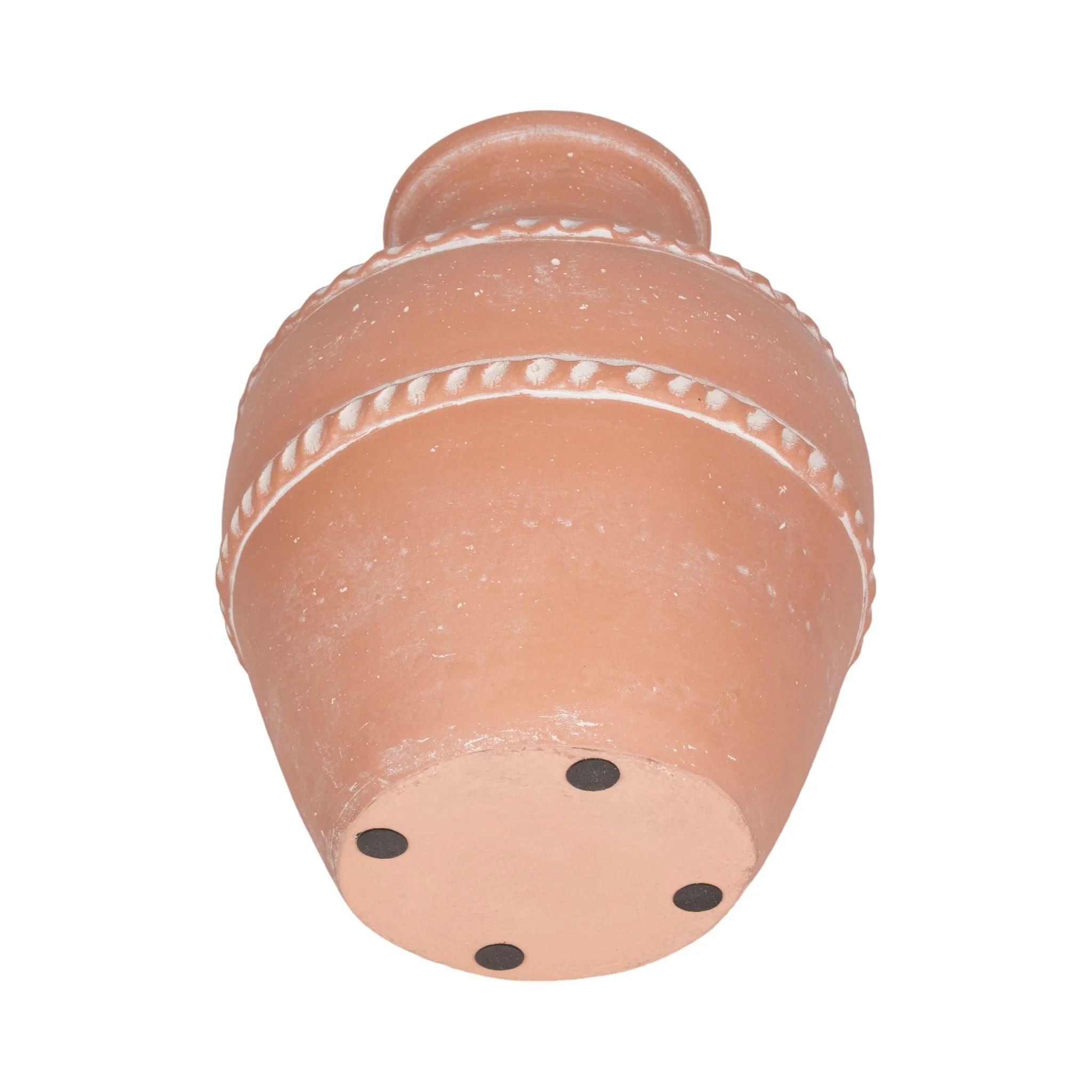 14" Traditional Terracotta Vase, Terracotta - Image 6