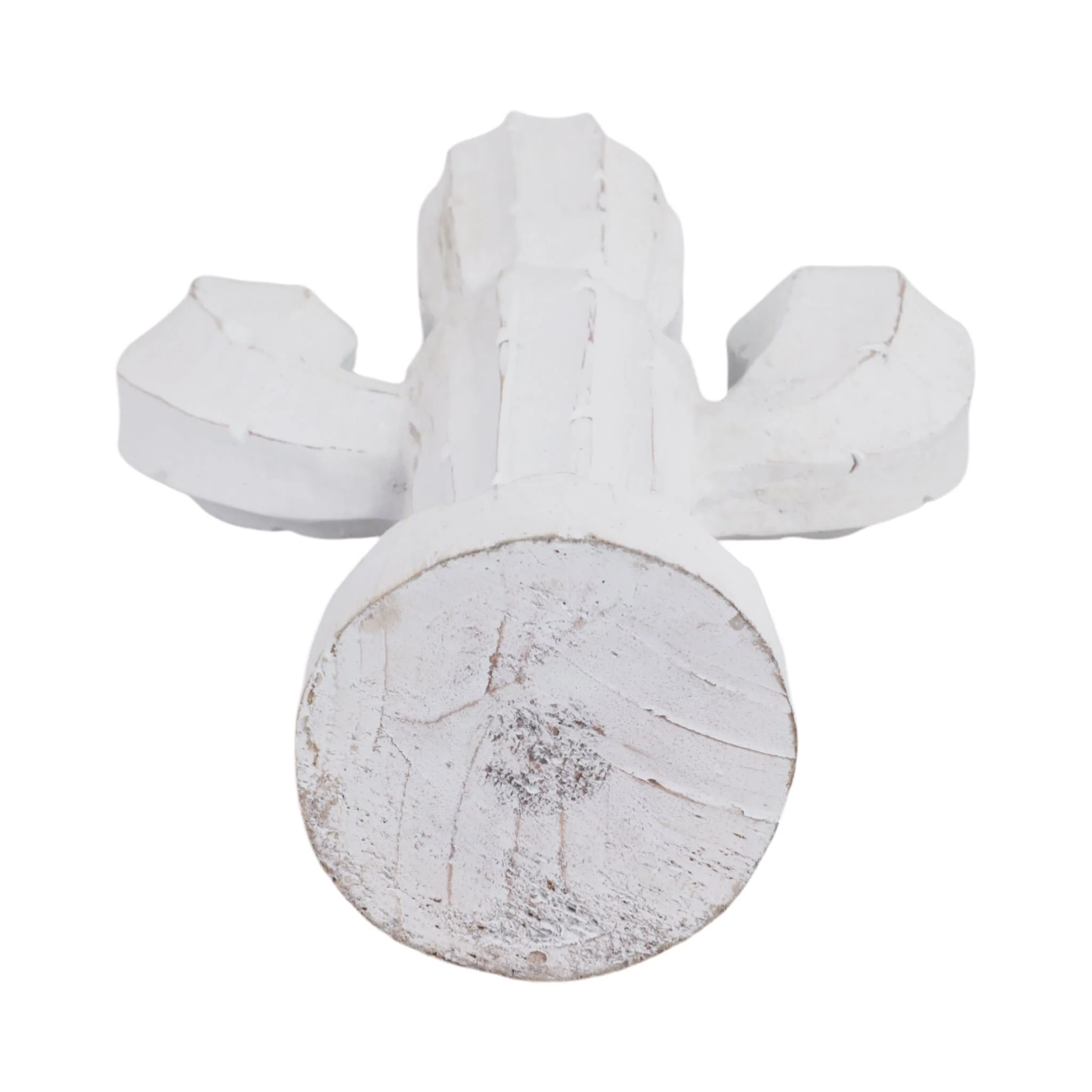 14" Wooden Cactus Decor, Wht - Image 7