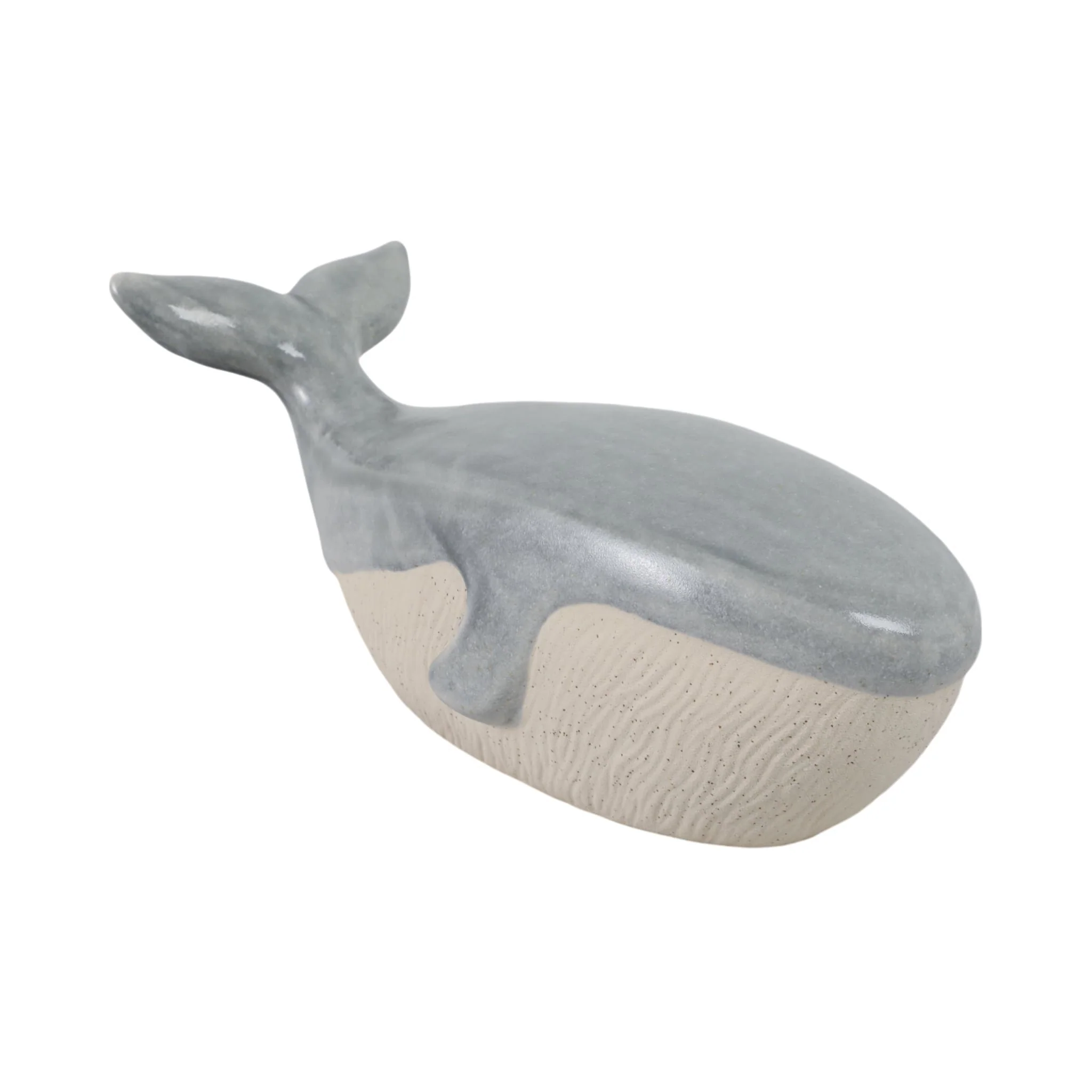 14x6 Whale Figurine, Blue/ivory - Image 2