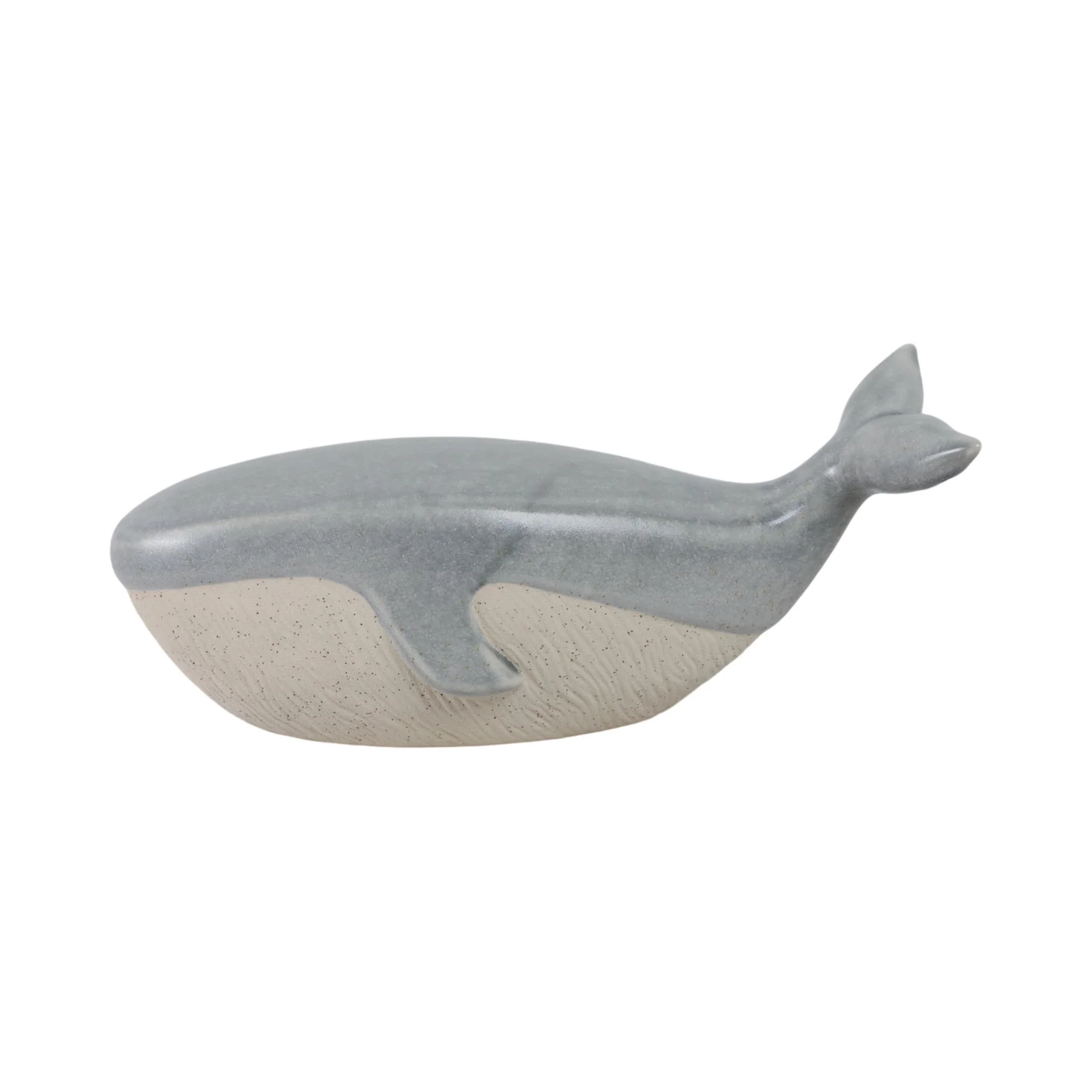 14x6 Whale Figurine, Blue/ivory - Image 4