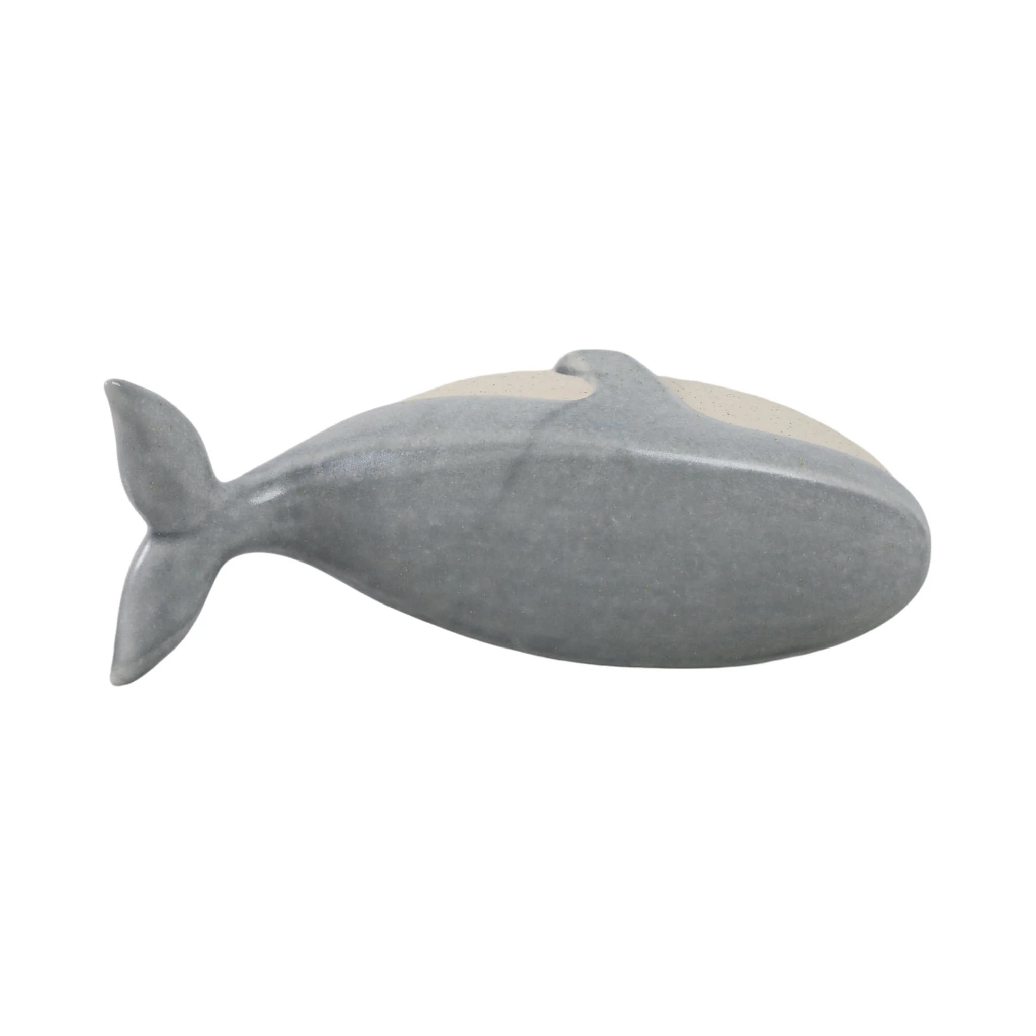 14x6 Whale Figurine, Blue/ivory - Image 6