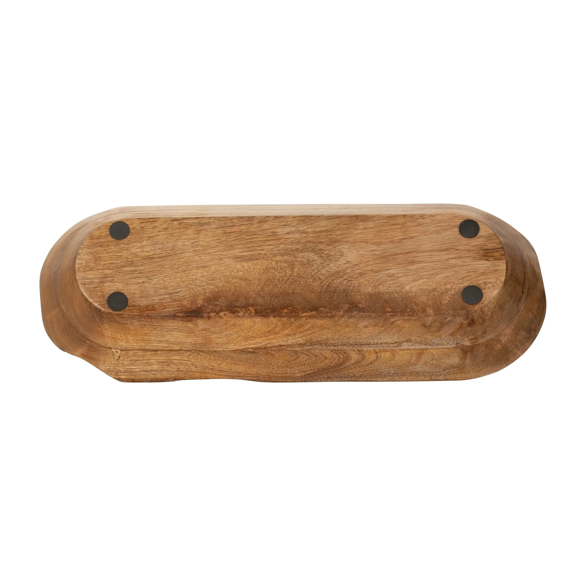 15" 17 Oz Vanilla Oval Wood Bowl Candle, Natural - Image 6