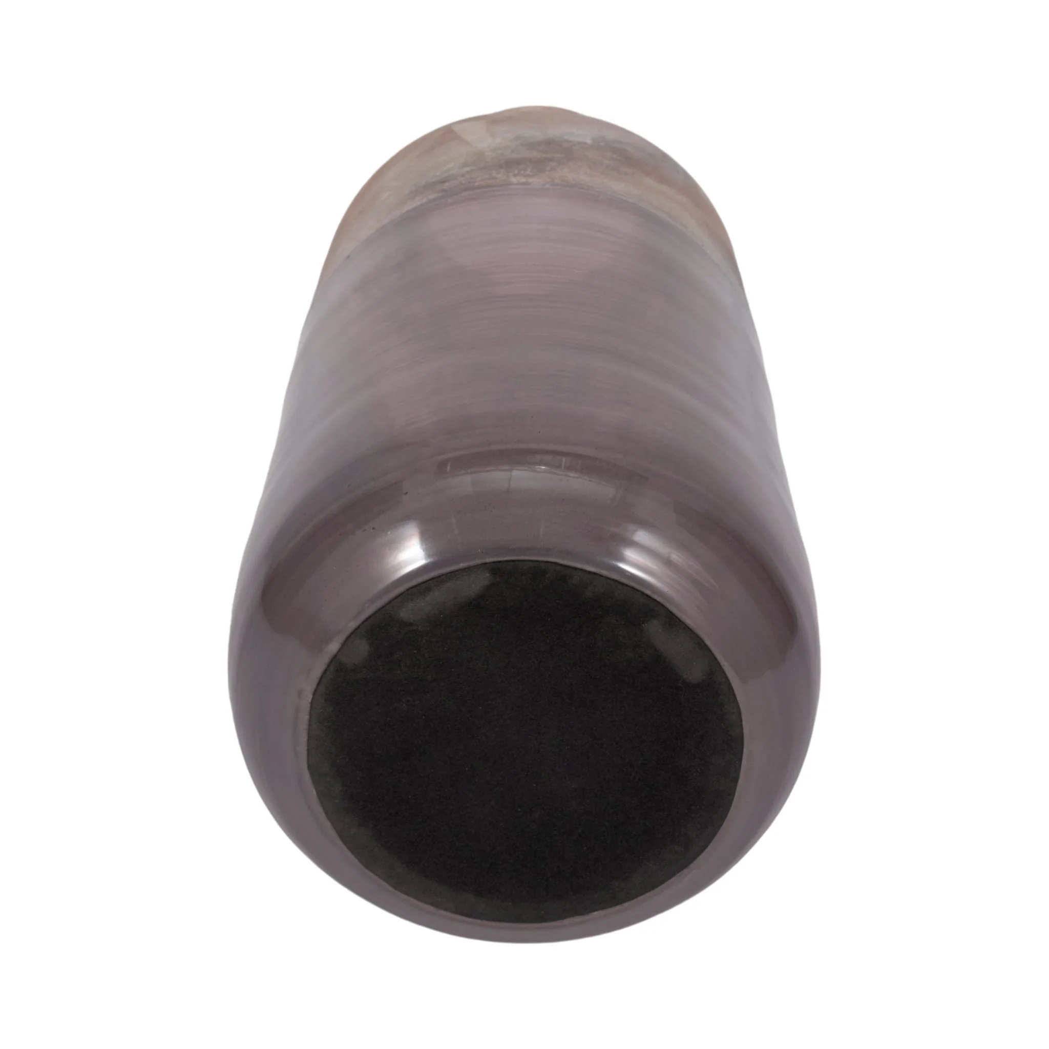 15" 2-tone Glass Vase, Grey Multi - Image 6