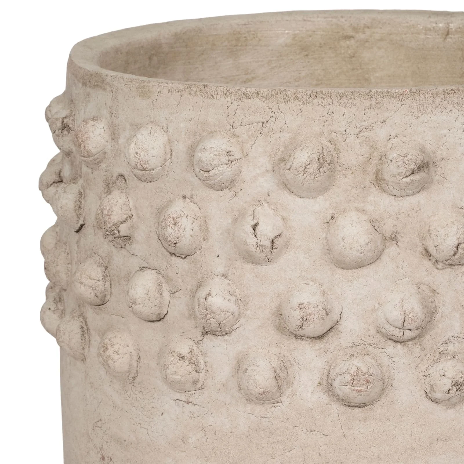 15" Half Bubble Weathered Planter, Ivor - Image 4