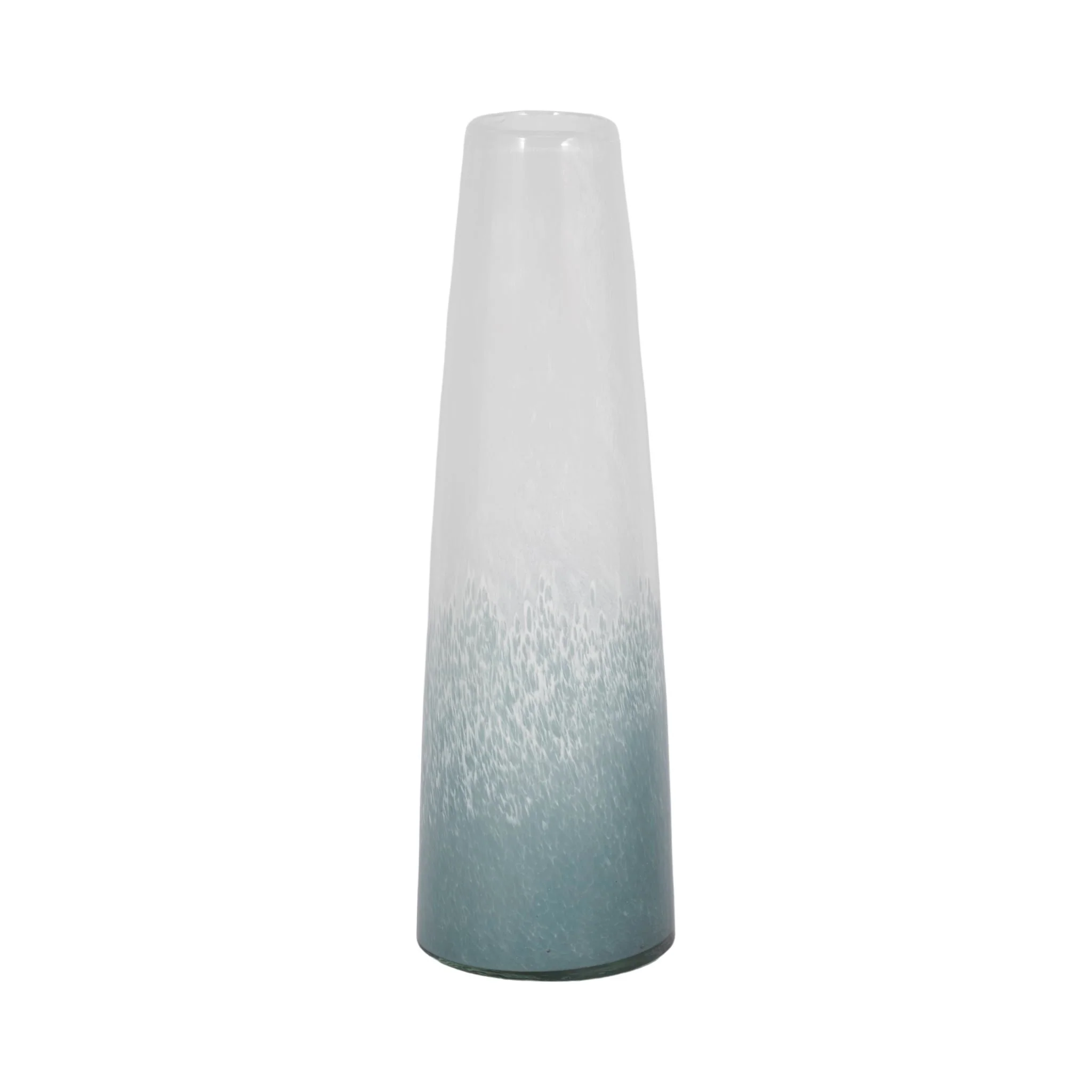 15" Light Blue Waters Vase, Blue/white - Image 4