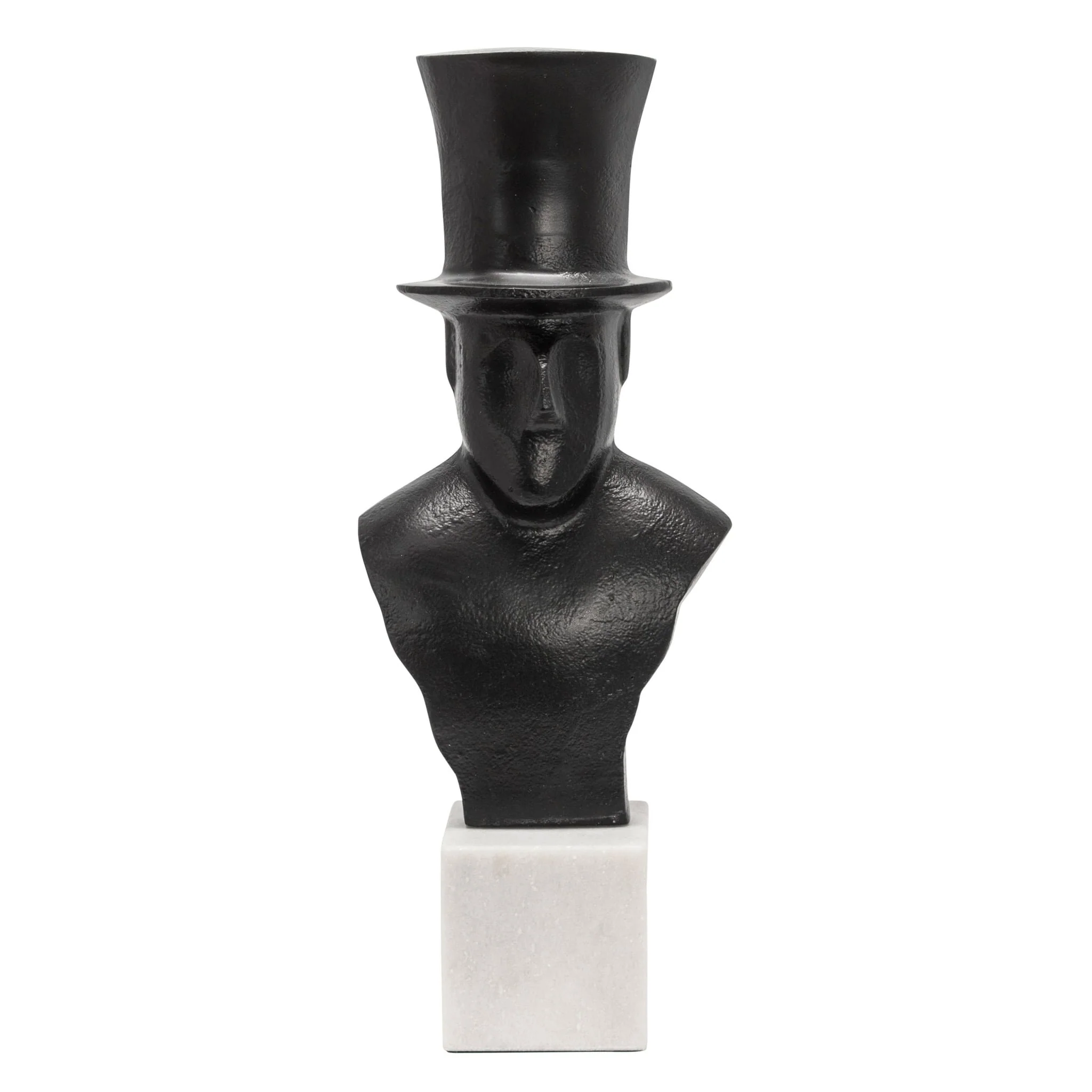 15" Man With Hat, Black - Image 2