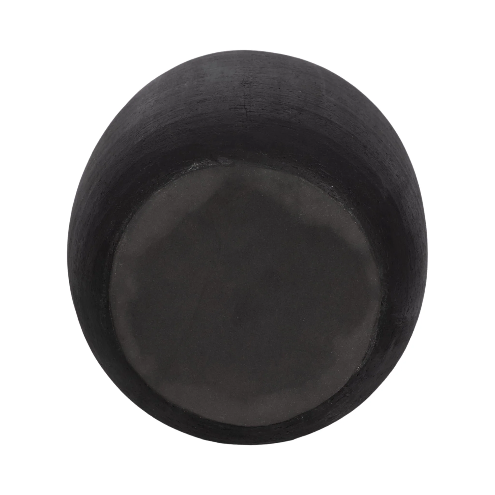 15" Modern Terracotta Jug Vase W/handle, Black - Image 7