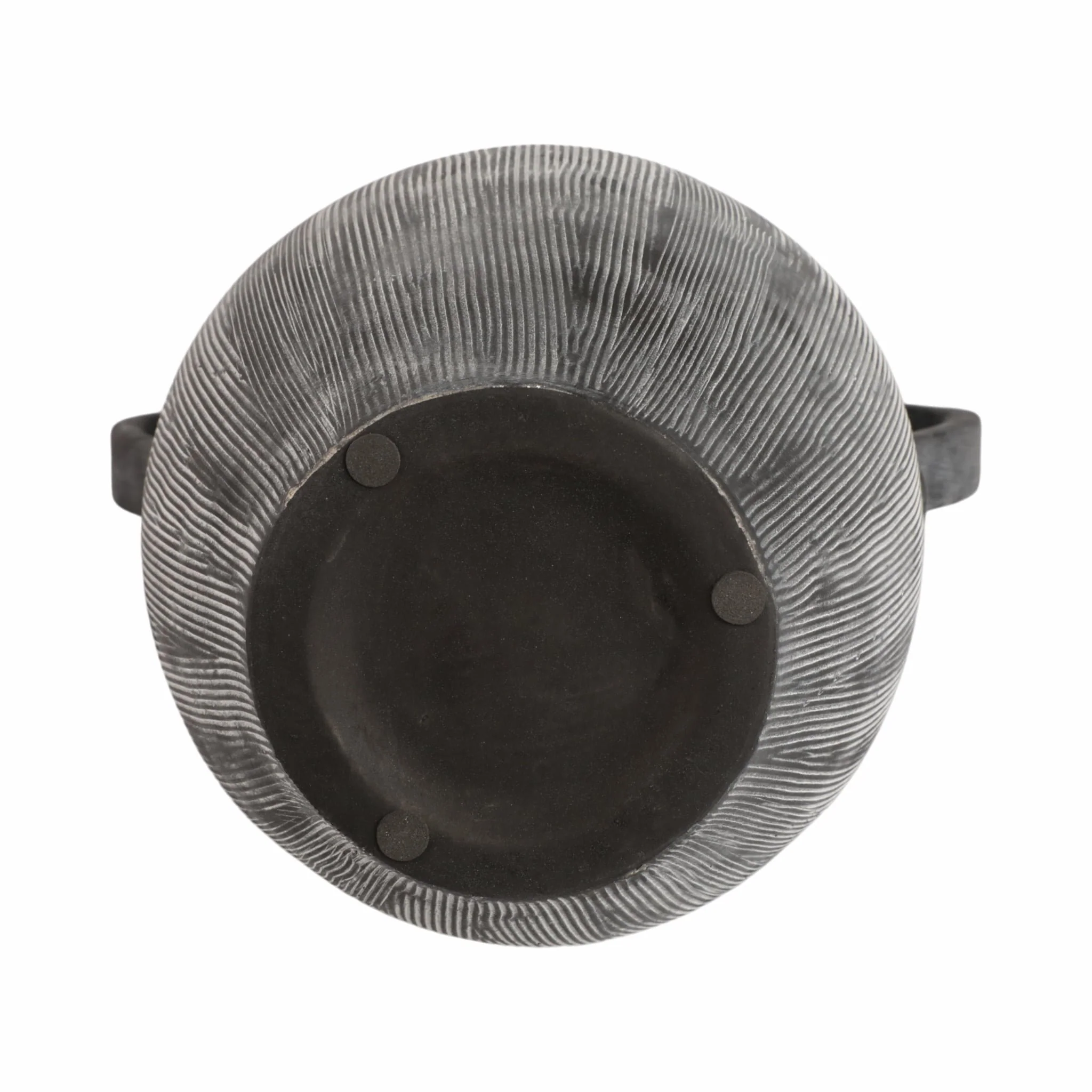 15" Weathered Jug With Handles, Black - Image 7