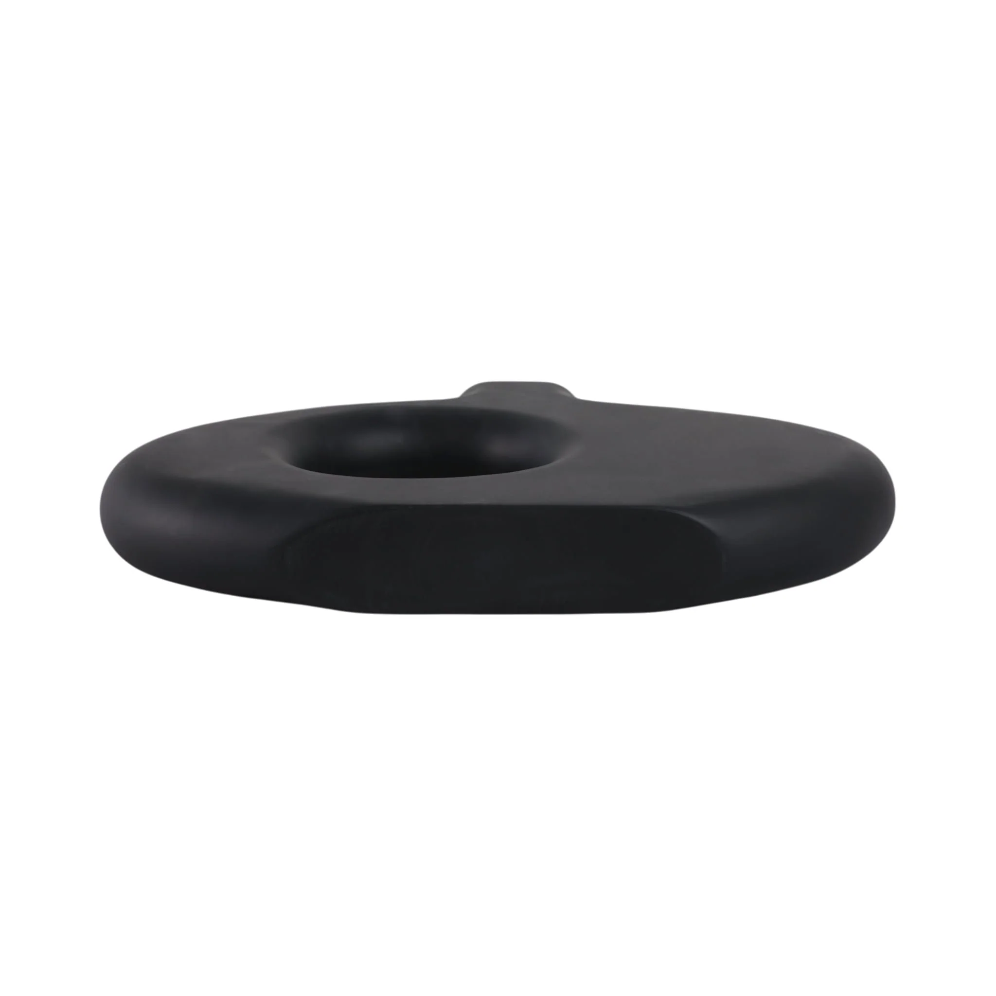 15x10" Cut-out Wood Vase, Black - Image 8
