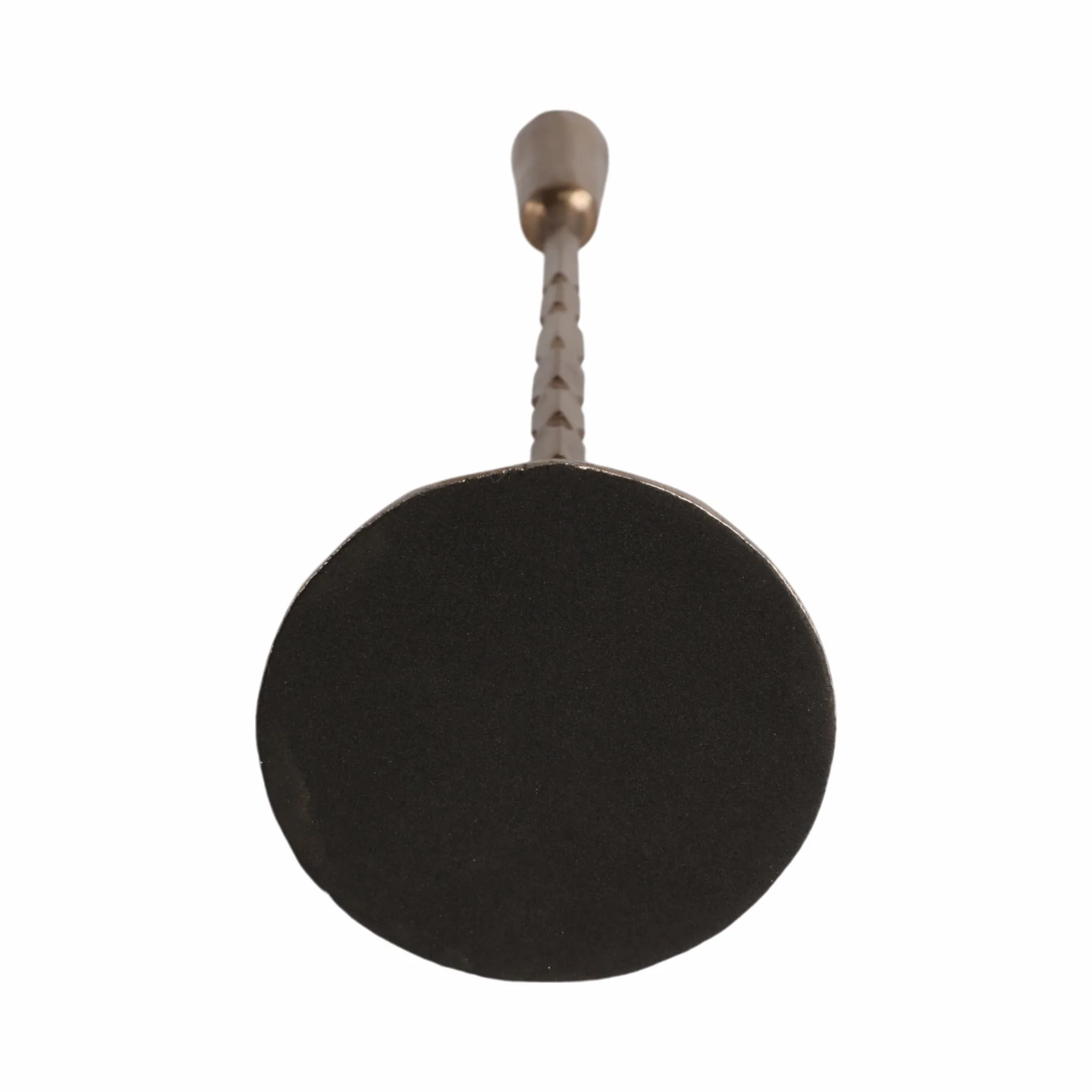15x5" Forged Cast Iron Taper Holder, Matte Bronze - Image 6
