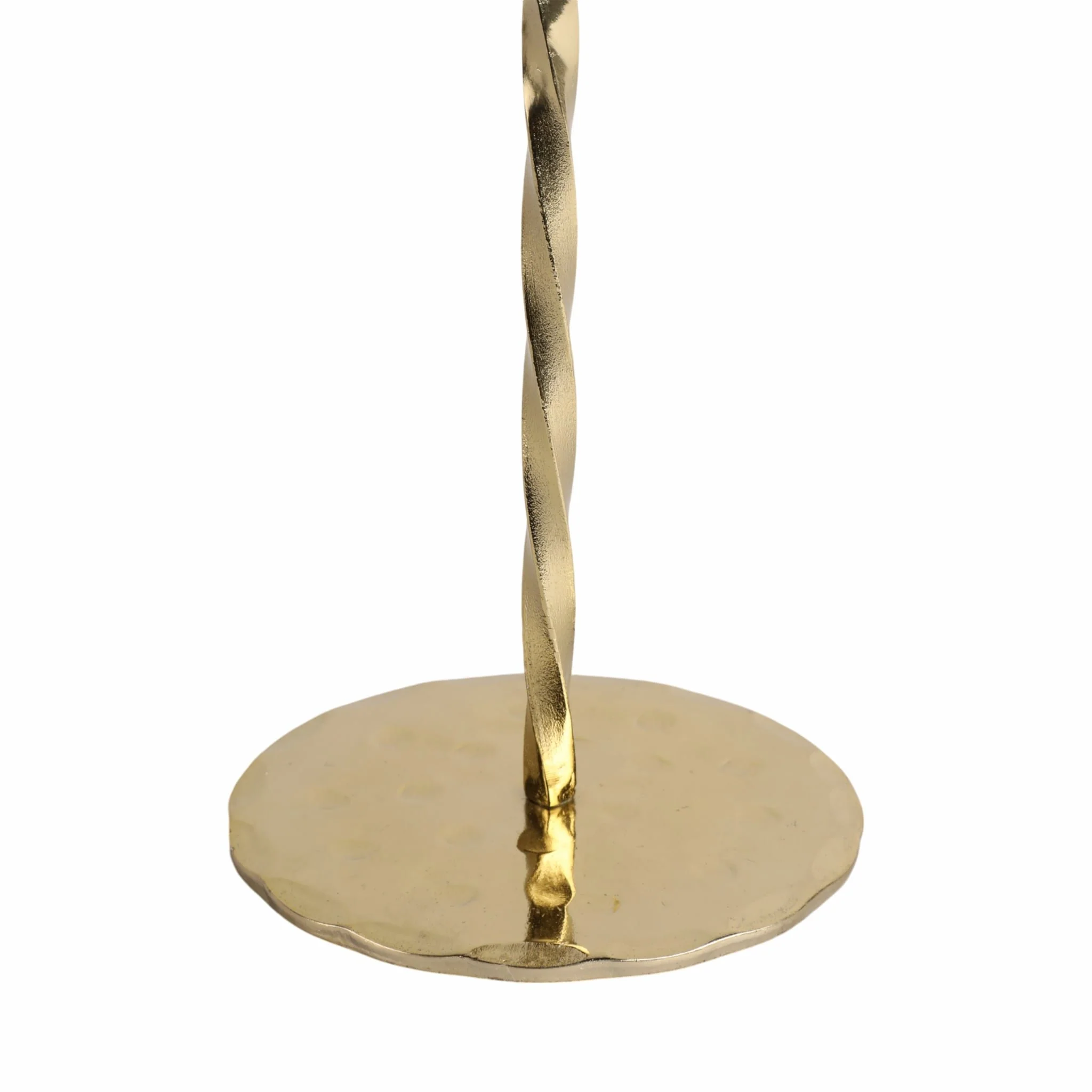 15x5" Twisted Taper Holder, Gold - Image 4
