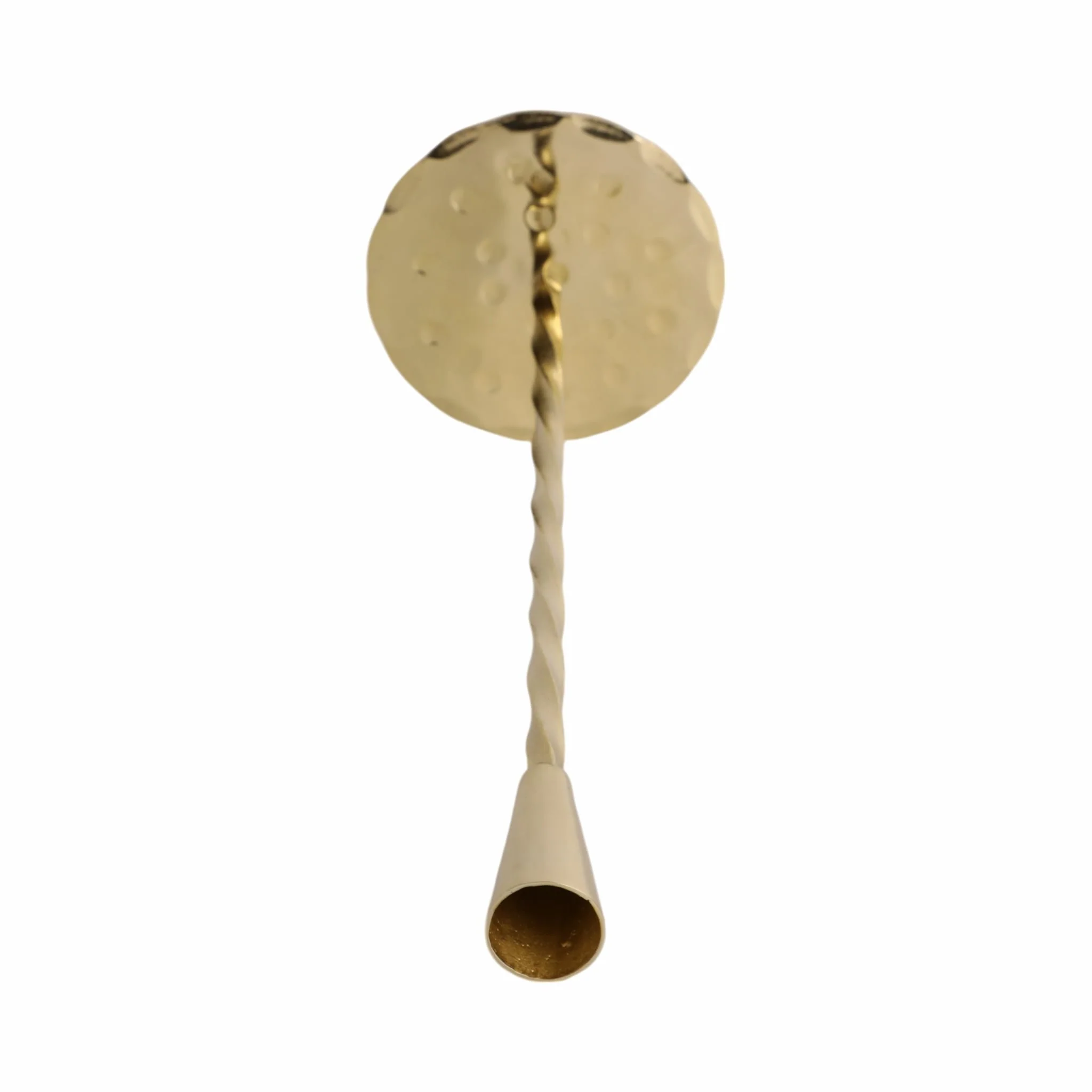 15x5" Twisted Taper Holder, Gold - Image 5