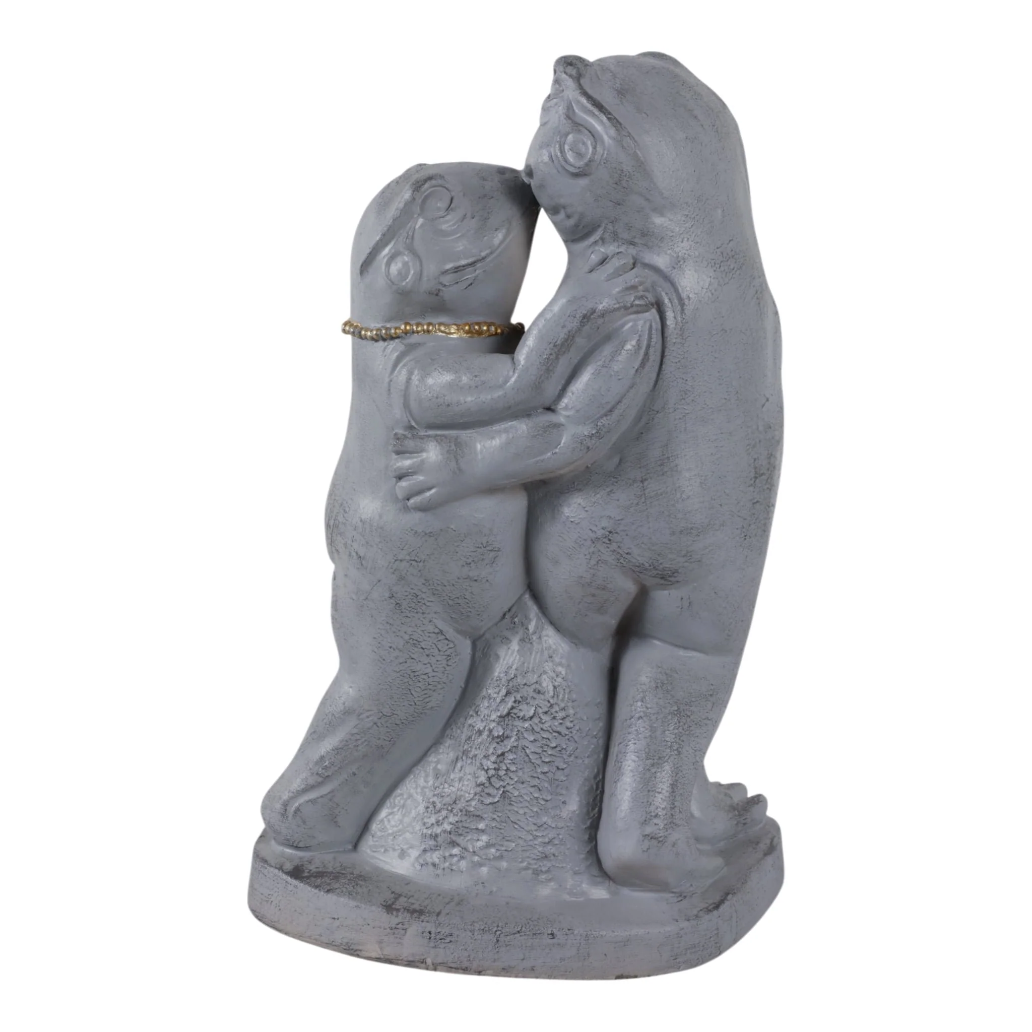 15x9" Frog Waltz, Grey - Image 4