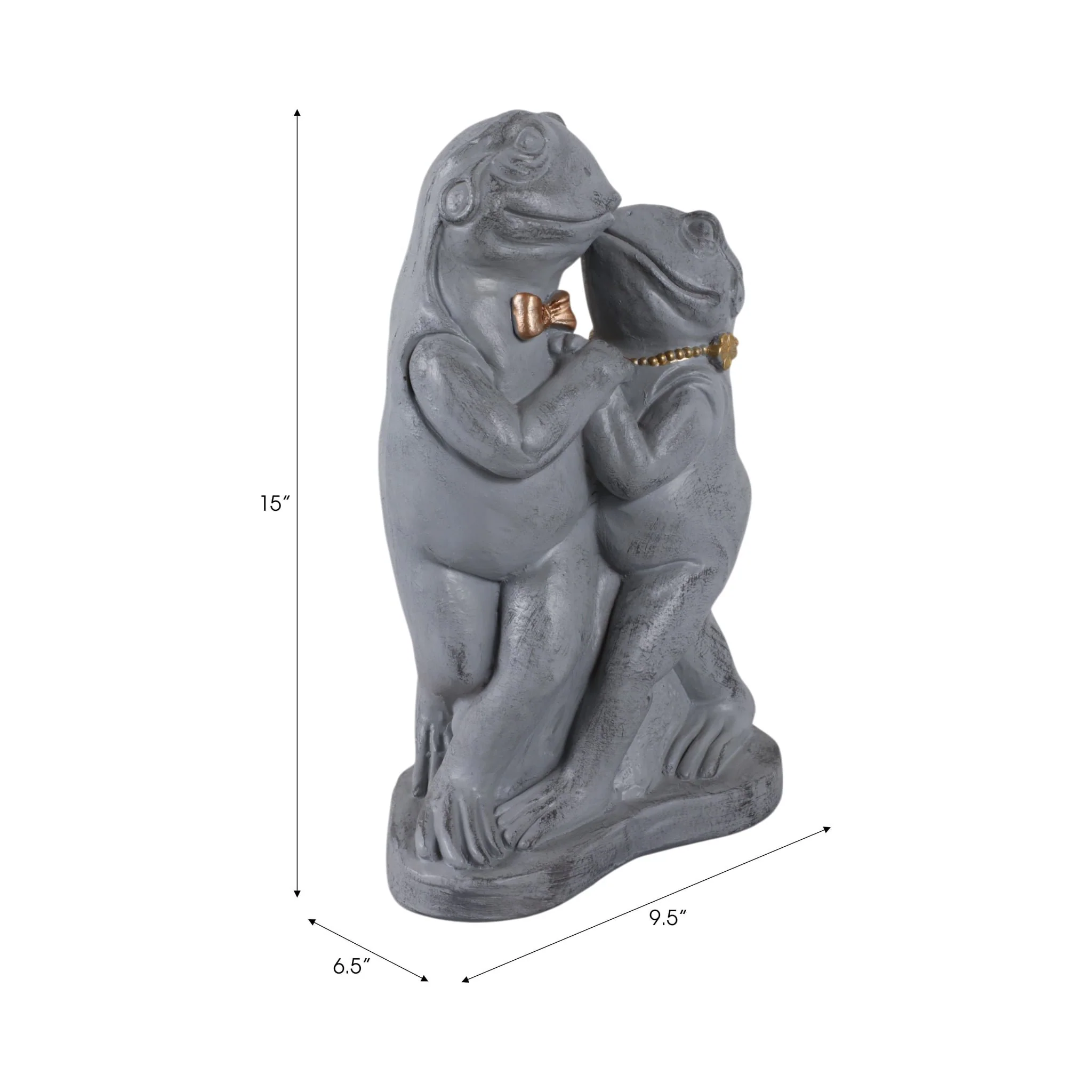 15x9" Frog Waltz, Grey - Image 8