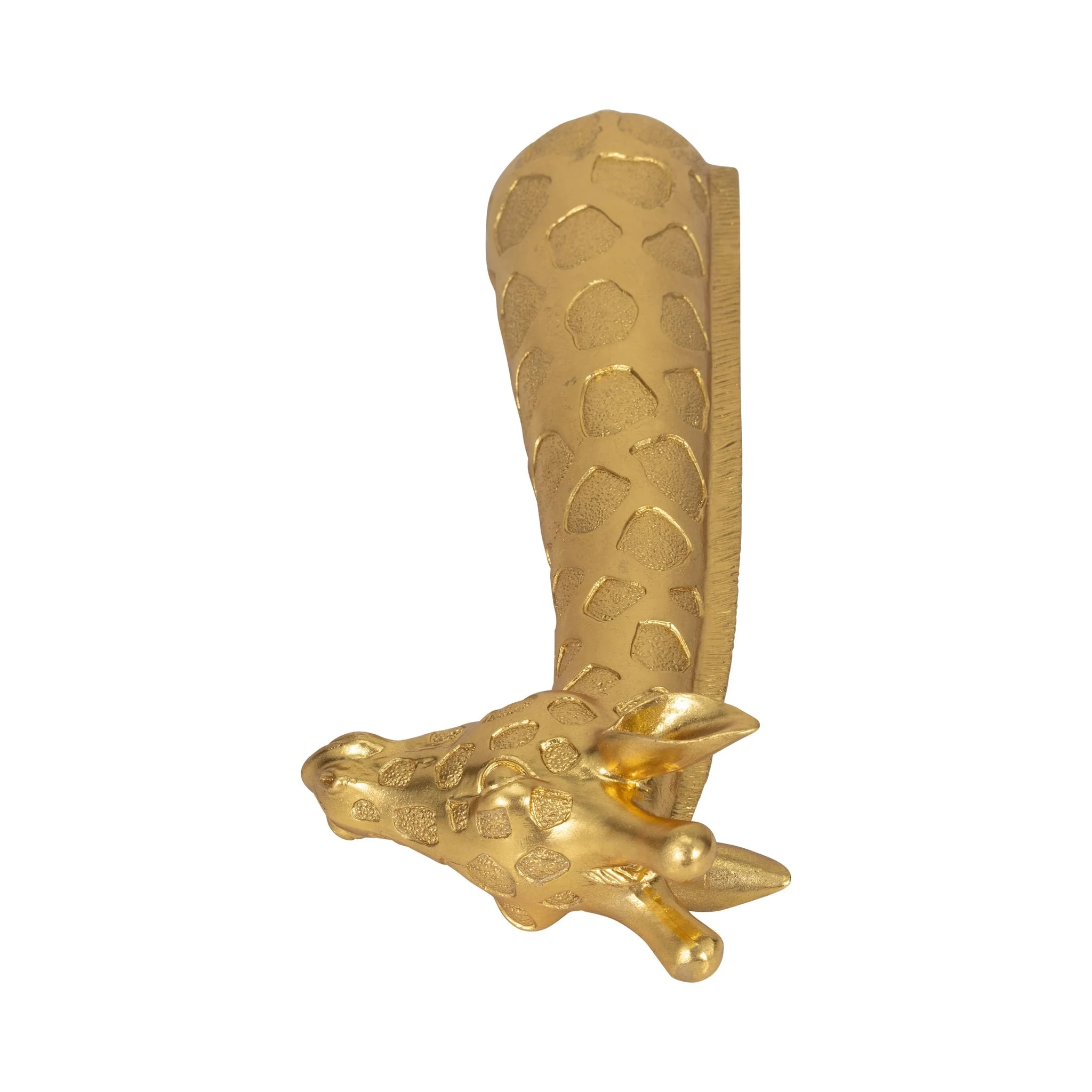 16" Giraffe Head Tabletop Decor, Gold - Image 6