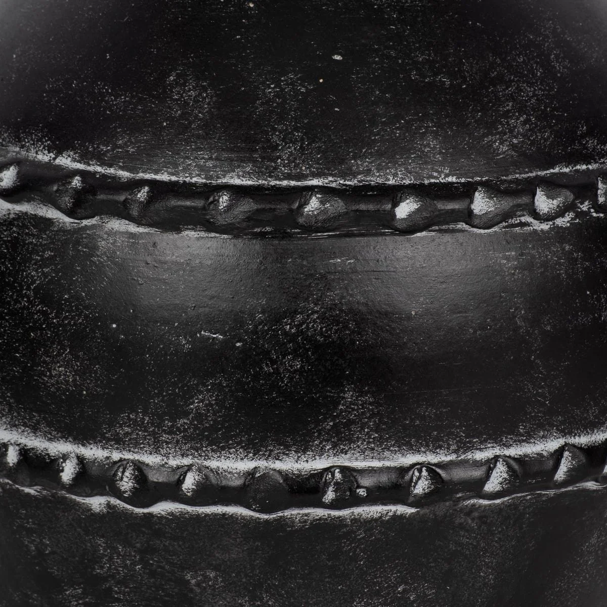 16" Traditional Terracotta Vase, Black - Image 4