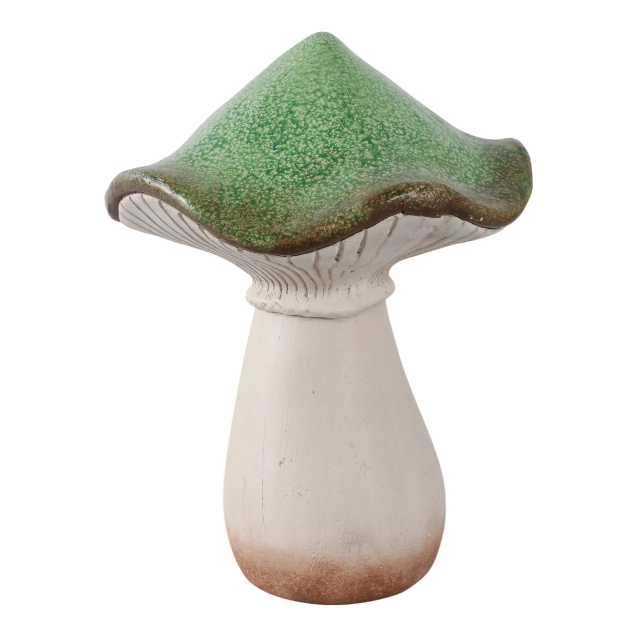 16x12" Garden Mushroom, Green/grey - Image 3