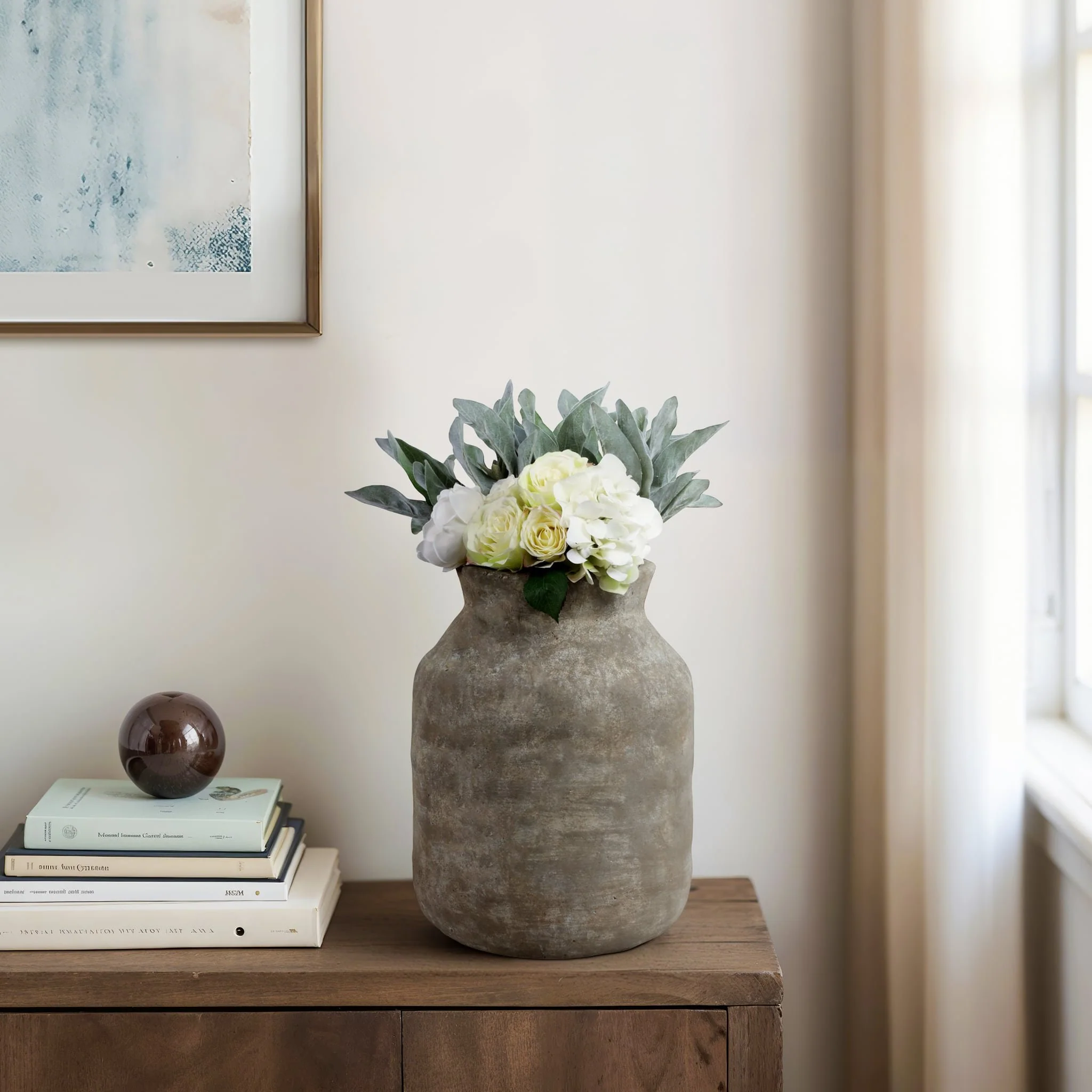 16x12" Milk Vase, Gray - Image 10