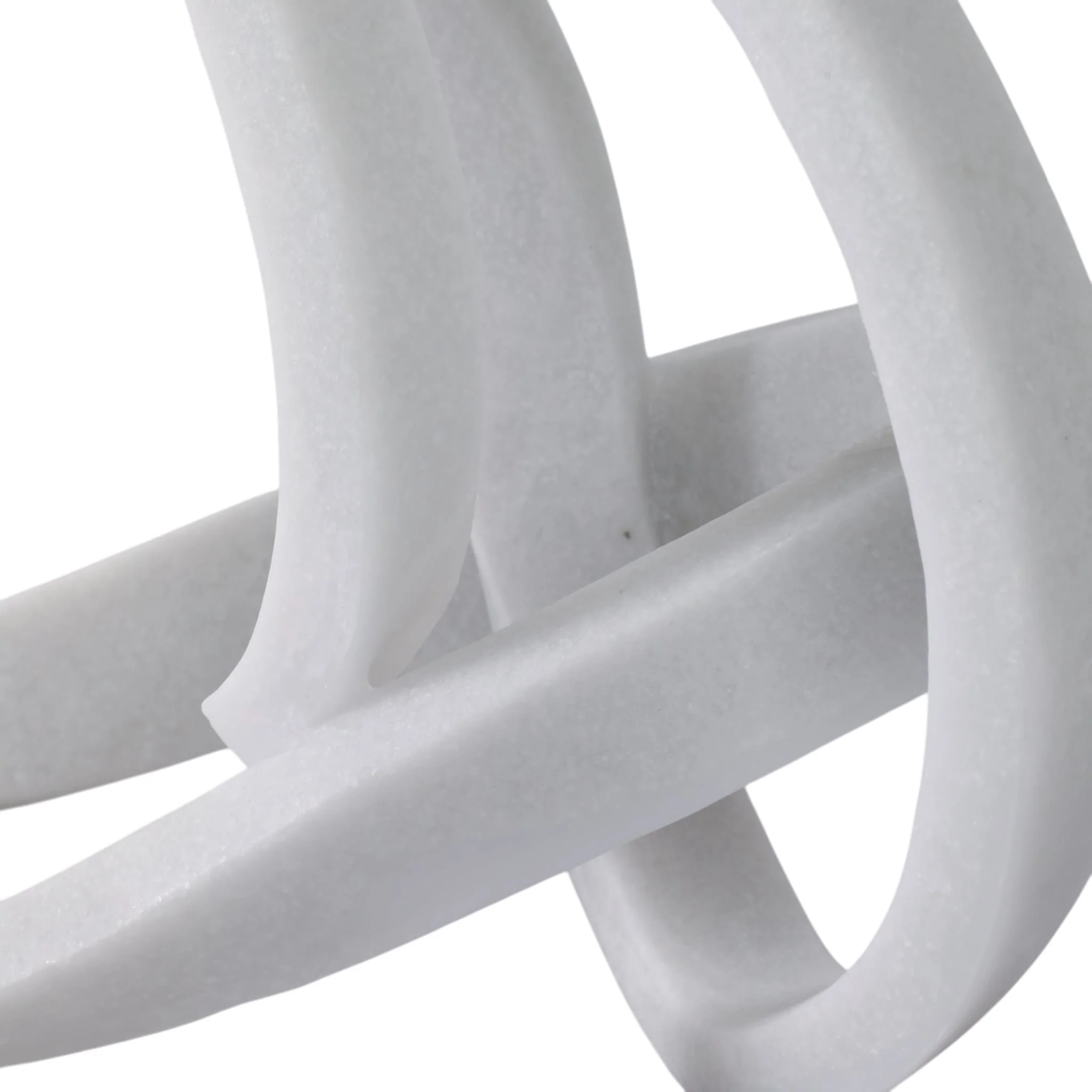 16x12" Resin Knot Object, White - Image 5