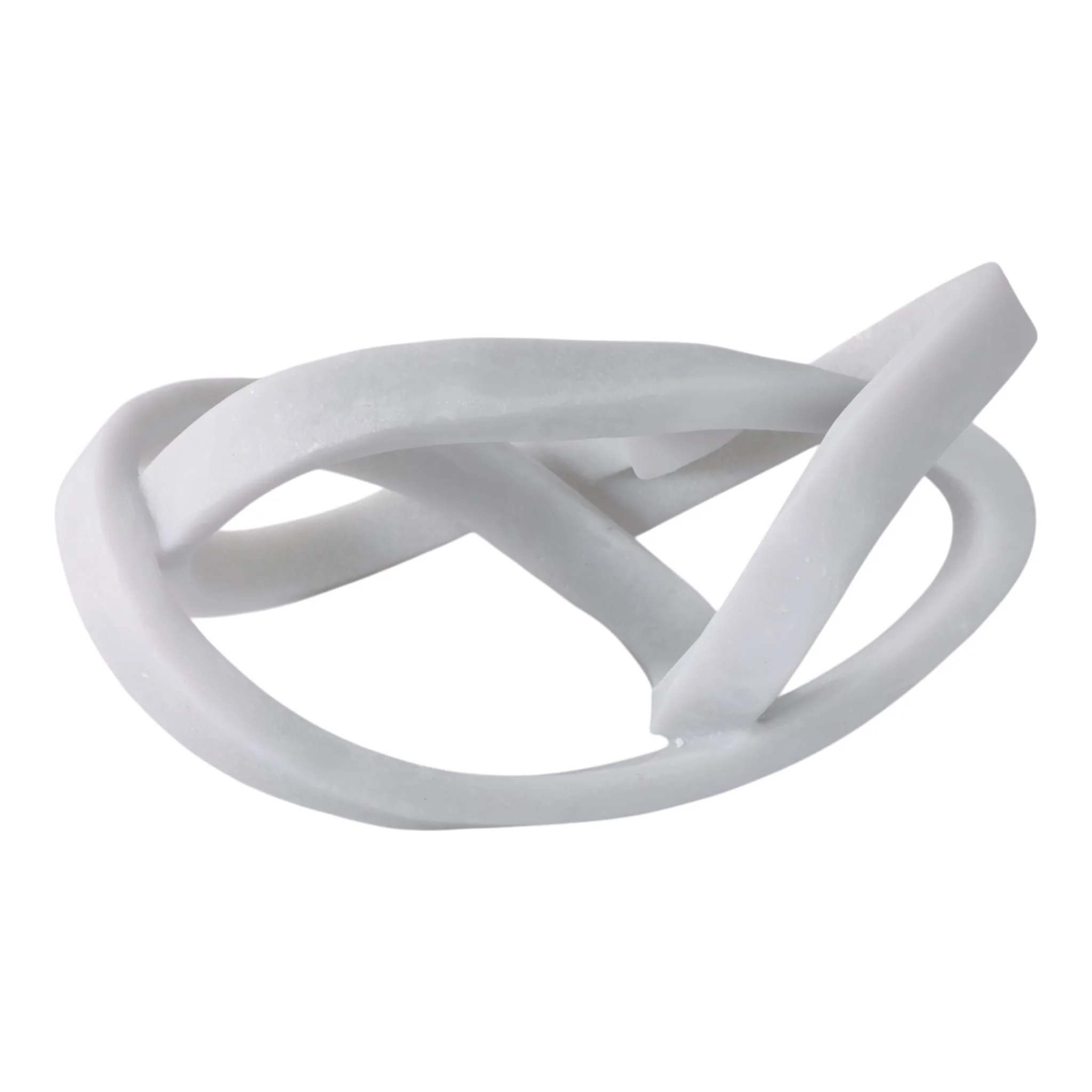 16x12" Resin Knot Object, White - Image 7